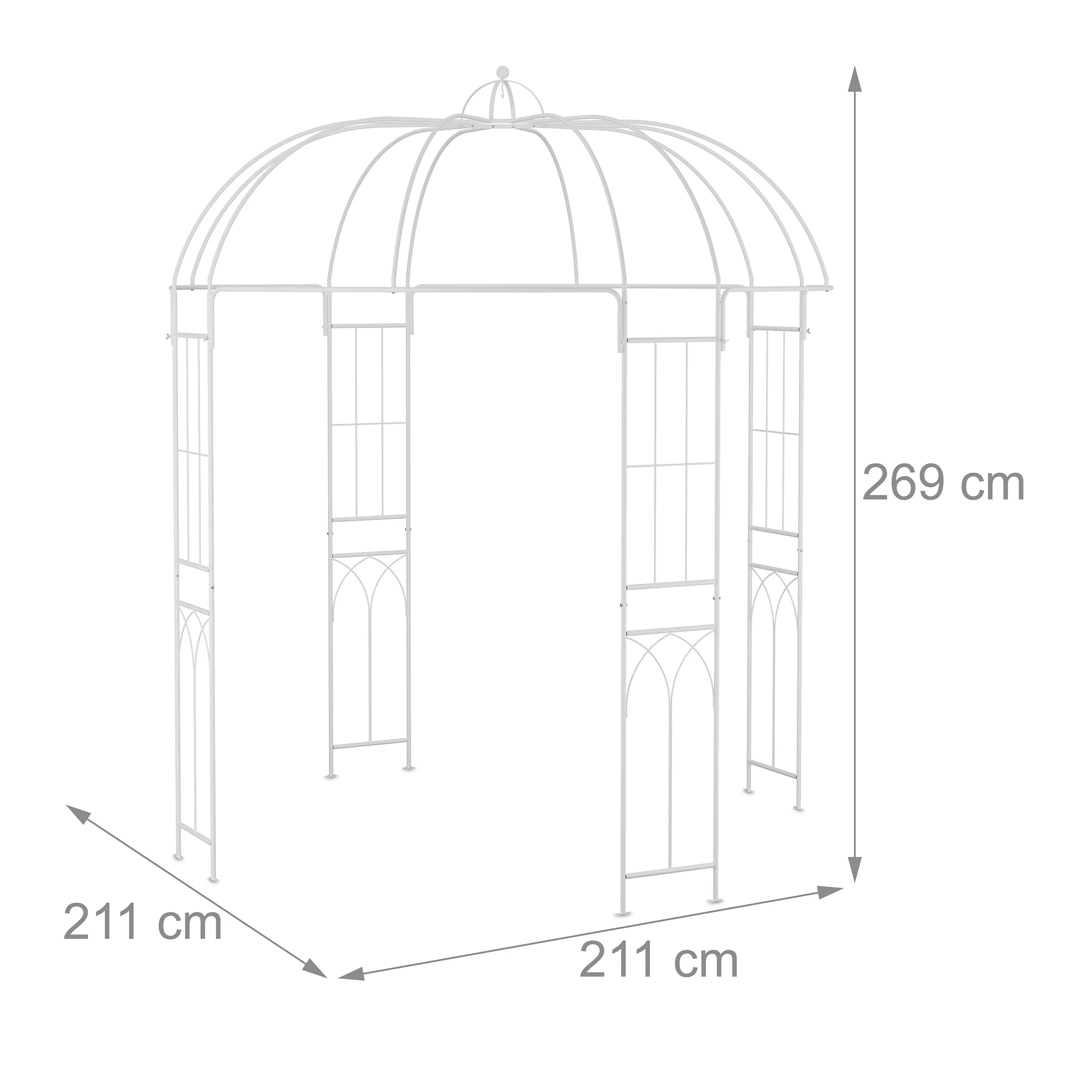 Rosenpavillon Metall - Image 10