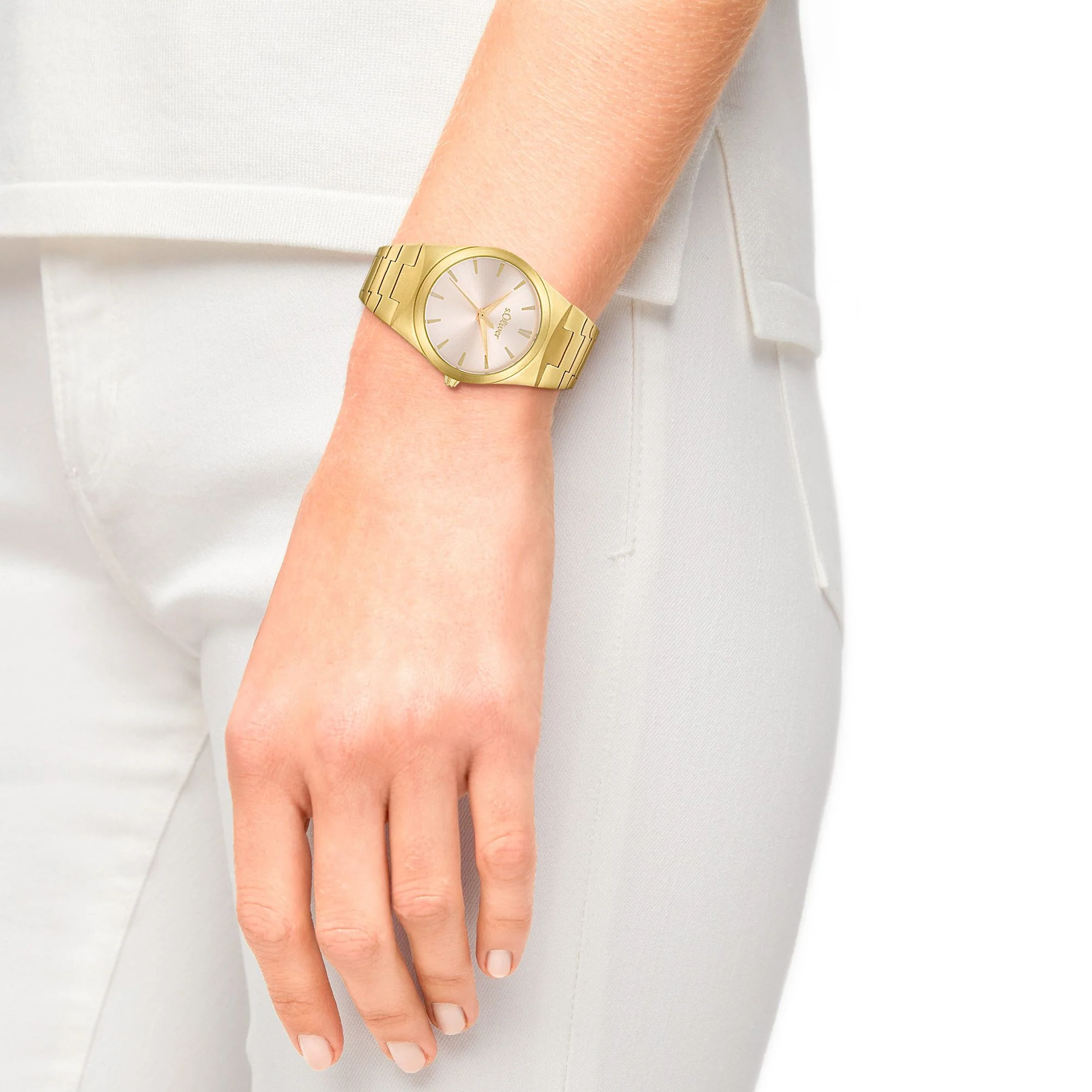 s.Oliver Damen Uhr Armbanduhr Edelstahl IP Gold 2037711 - Image 3