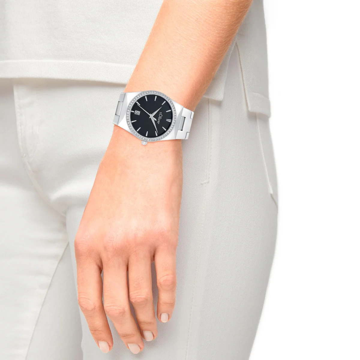 s.Oliver Damen Uhr Armbanduhr Edelstahl Silber 2034591 - Image 2