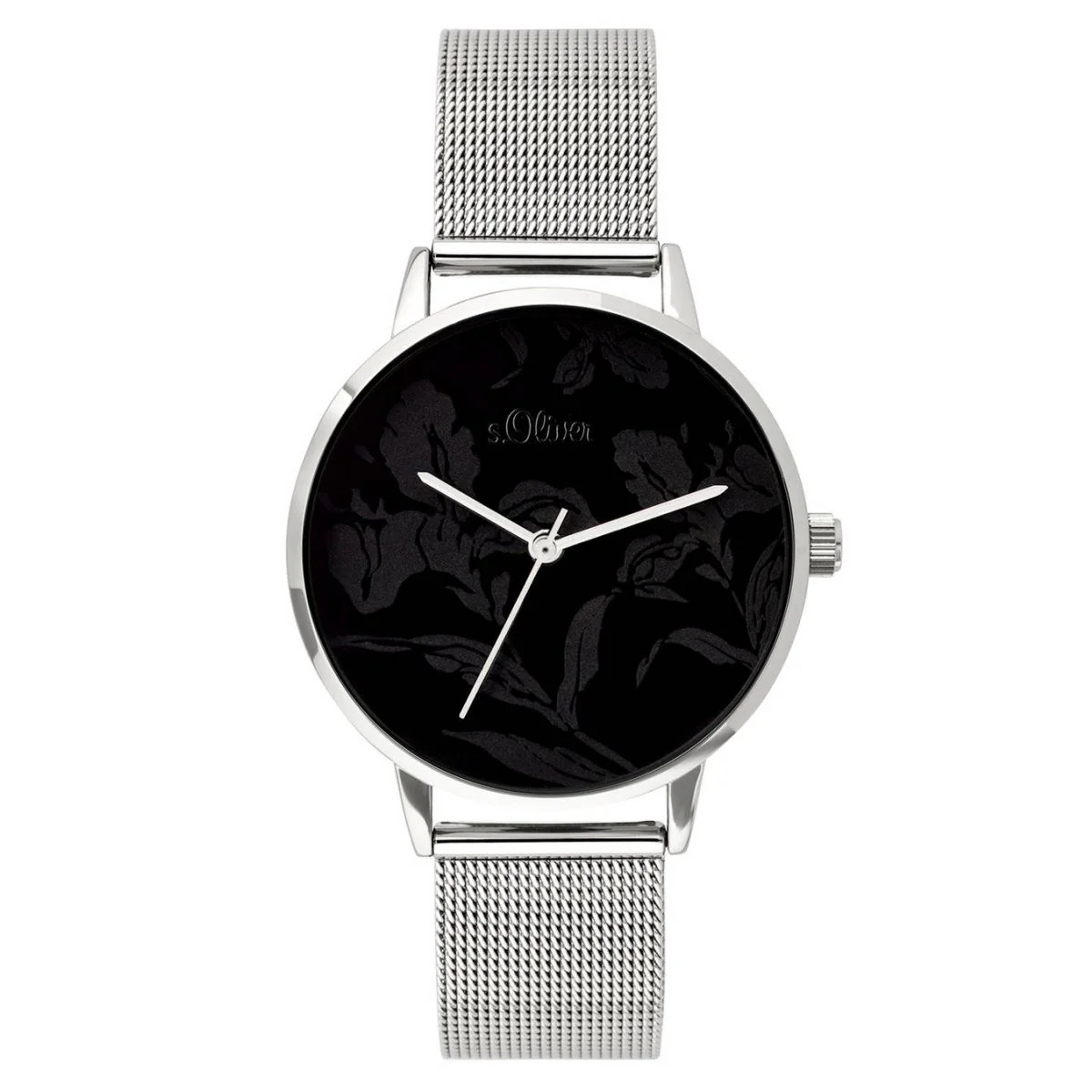 s.Oliver Damen Uhr Armbanduhr Edelstahl SO-3640-MQ