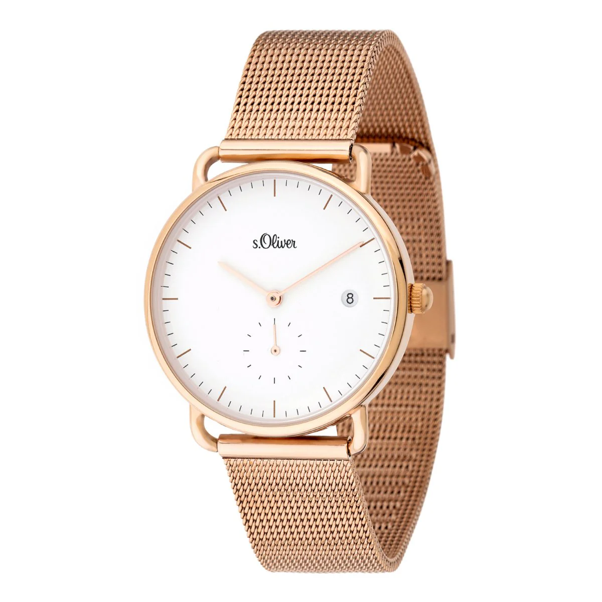 s.Oliver Damen Uhr Armbanduhr Edelstahl SO-3715-MQ - Image 3
