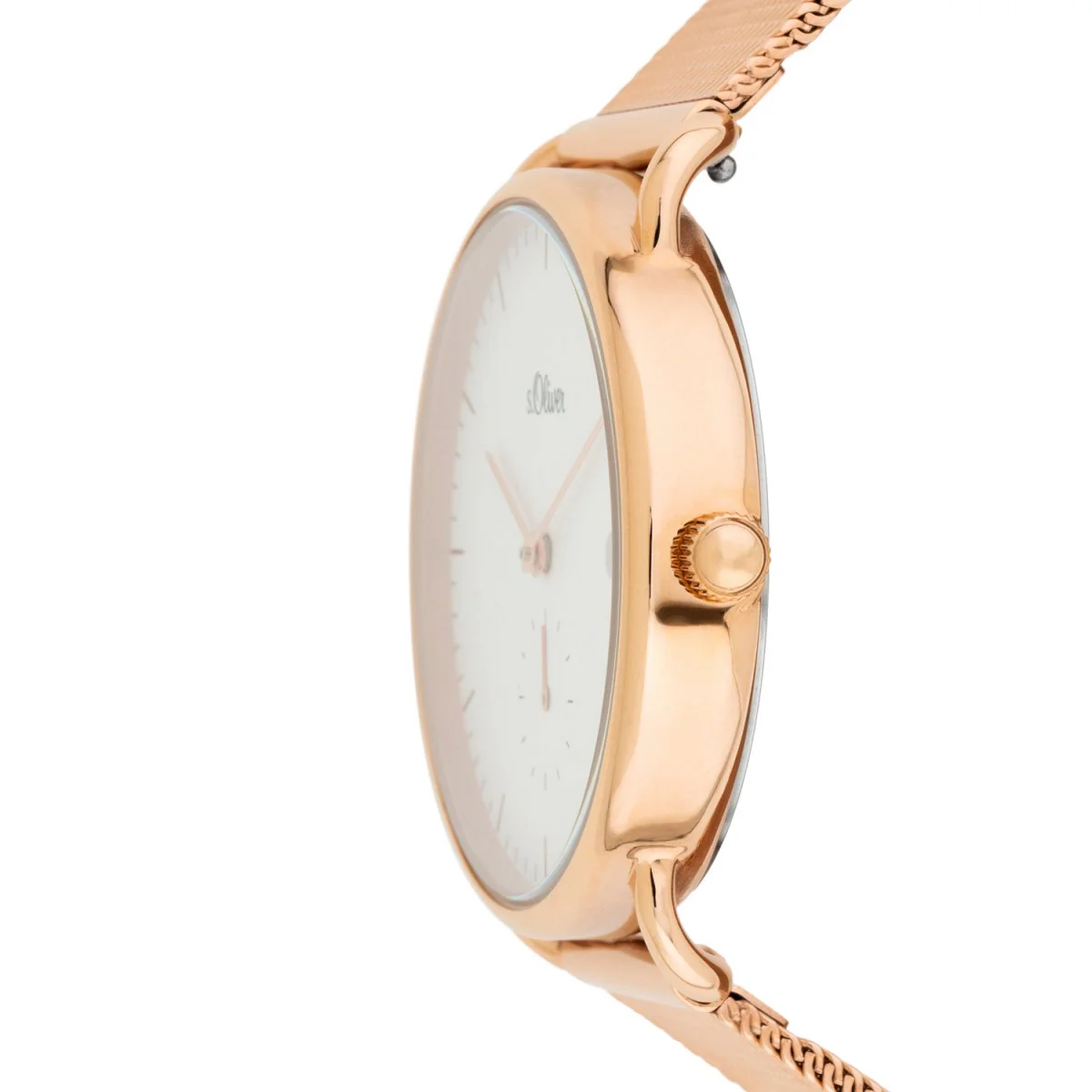 s.Oliver Damen Uhr Armbanduhr Edelstahl SO-3715-MQ - Image 4