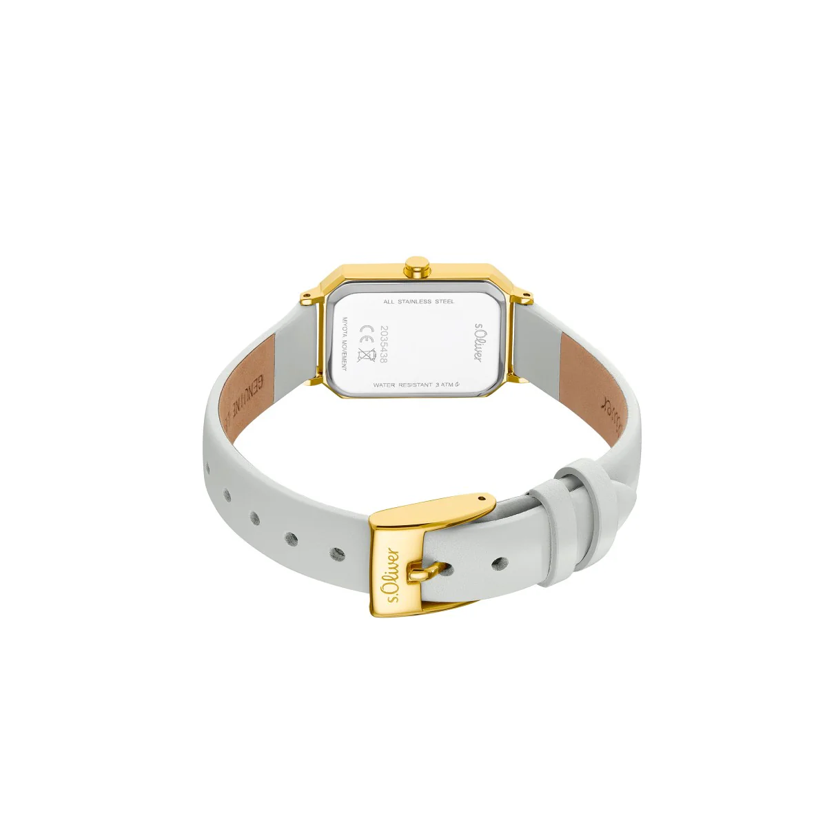 s.Oliver Damen Uhr Armbanduhr Leder 2035438 - Image 2