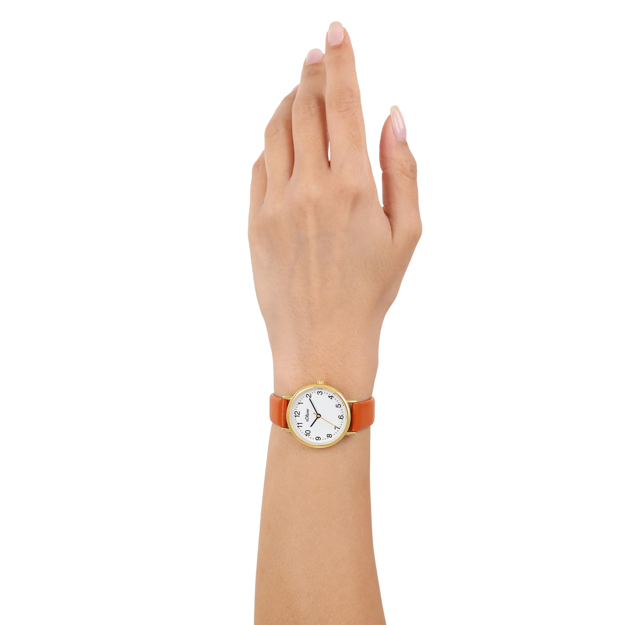 s.Oliver Damen Uhr Armbanduhr Leder 2040119 - Image 3