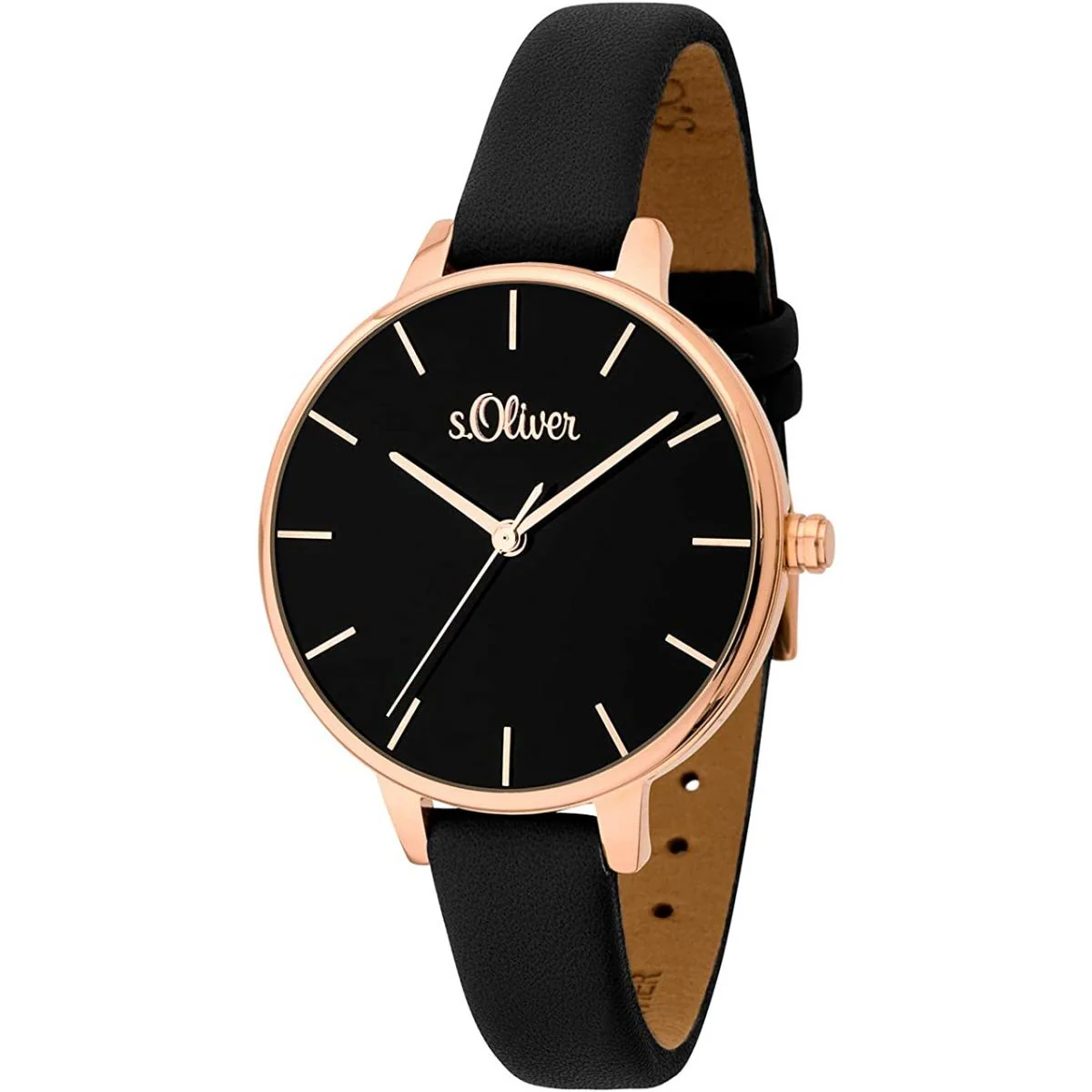 s.Oliver Damen Uhr Armbanduhr Leder SO-3660-LQ - Image 3