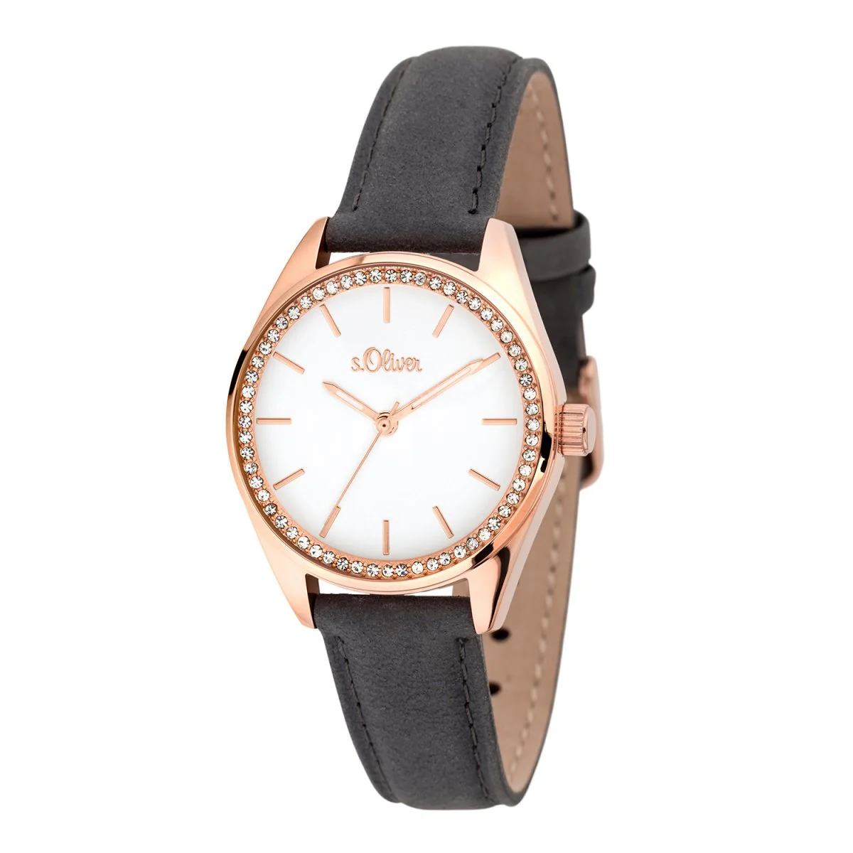s.Oliver Damen Uhr Armbanduhr Leder SO-3678-LQ - Image 2