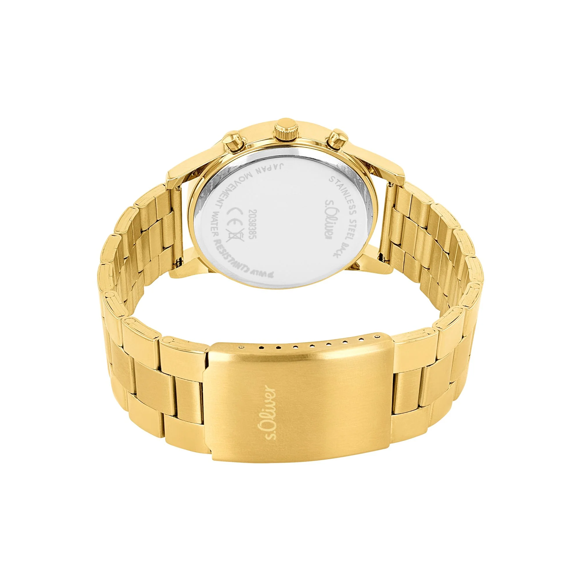 s.Oliver Herren Uhr Armbanduhr Chronograph Edelstahl 2038385 - Image 2