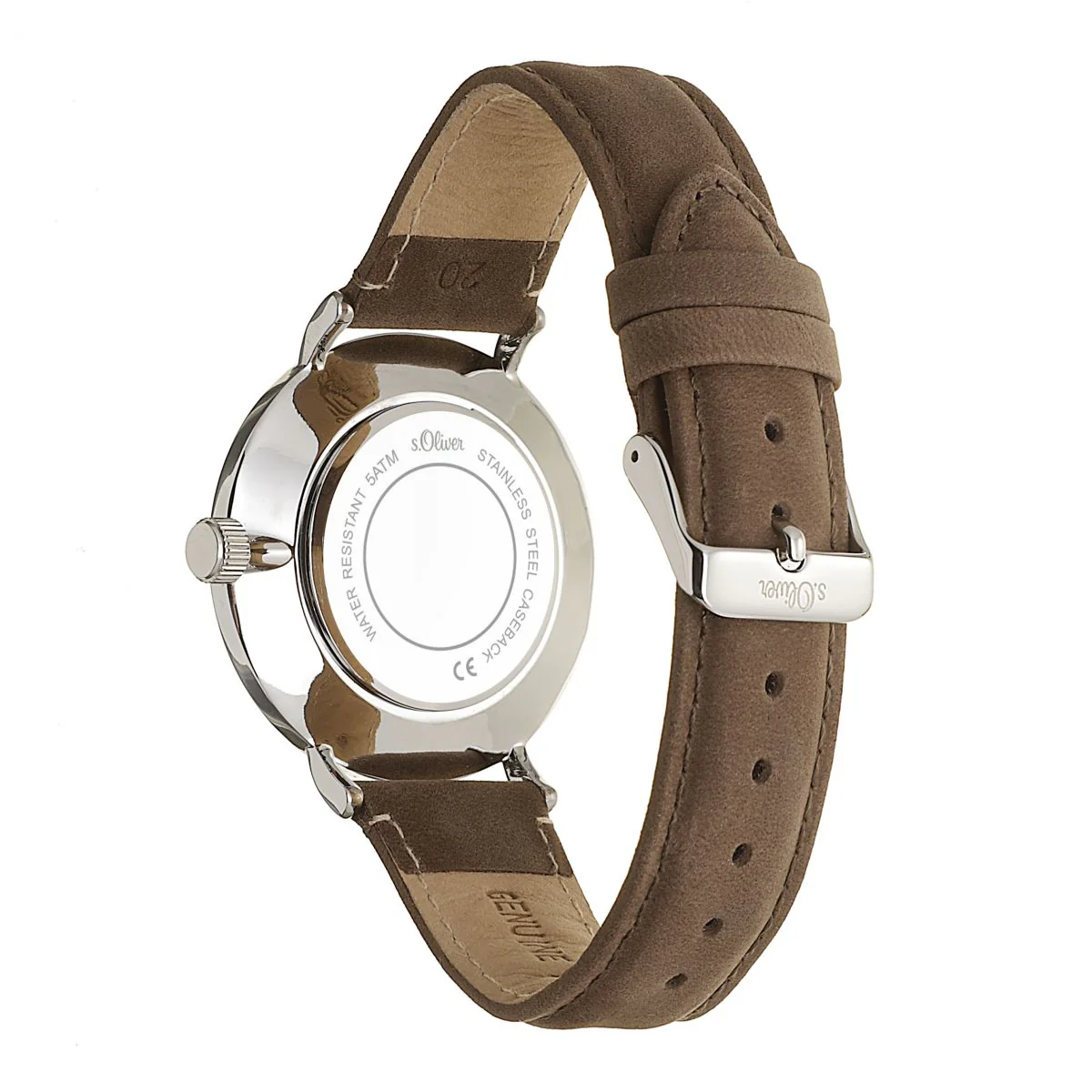 s.Oliver Herren Uhr Armbanduhr Leder SO-4226-LQ - Image 2