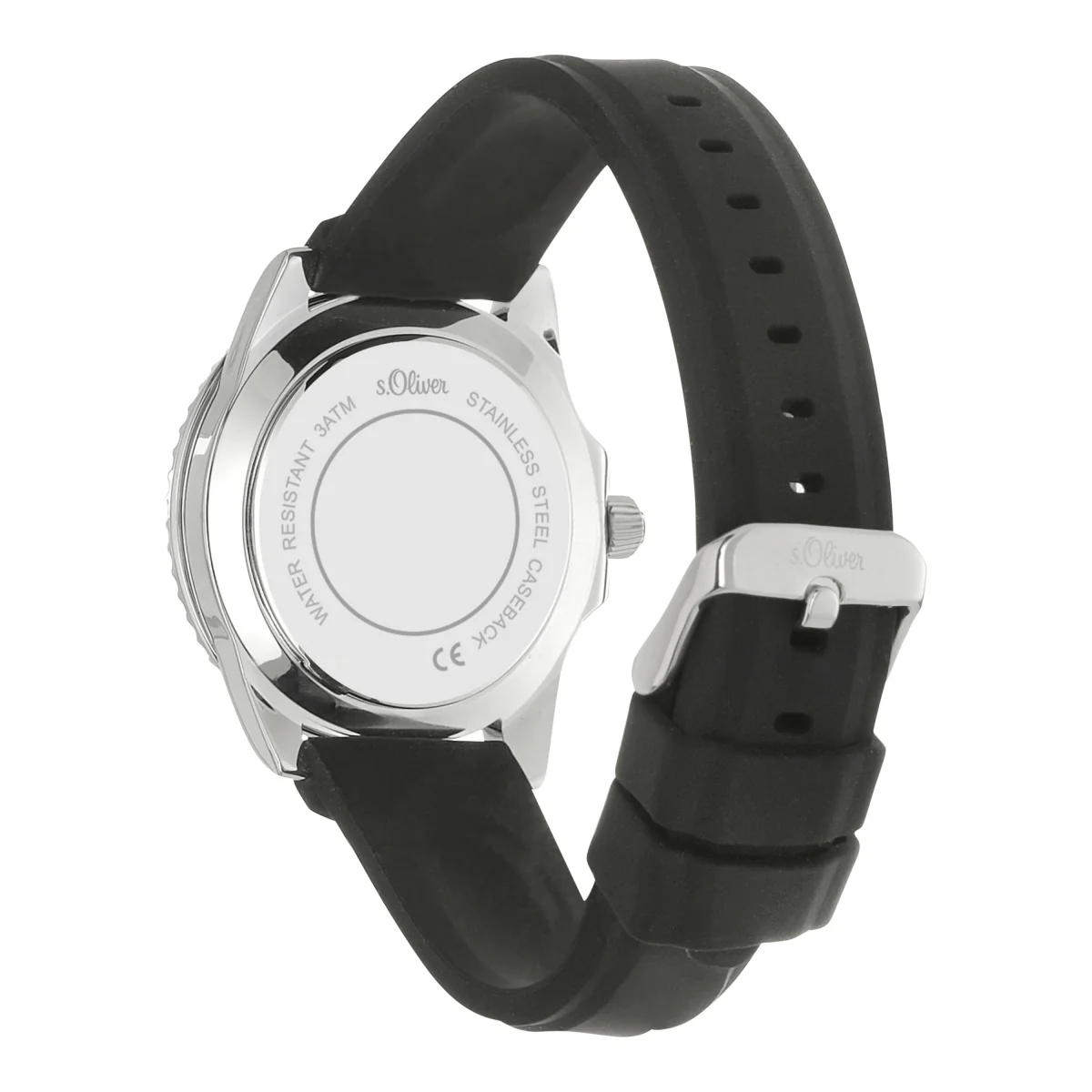 s.Oliver Herren Uhr Armbanduhr Silikon SO-4235-PQ - Image 2