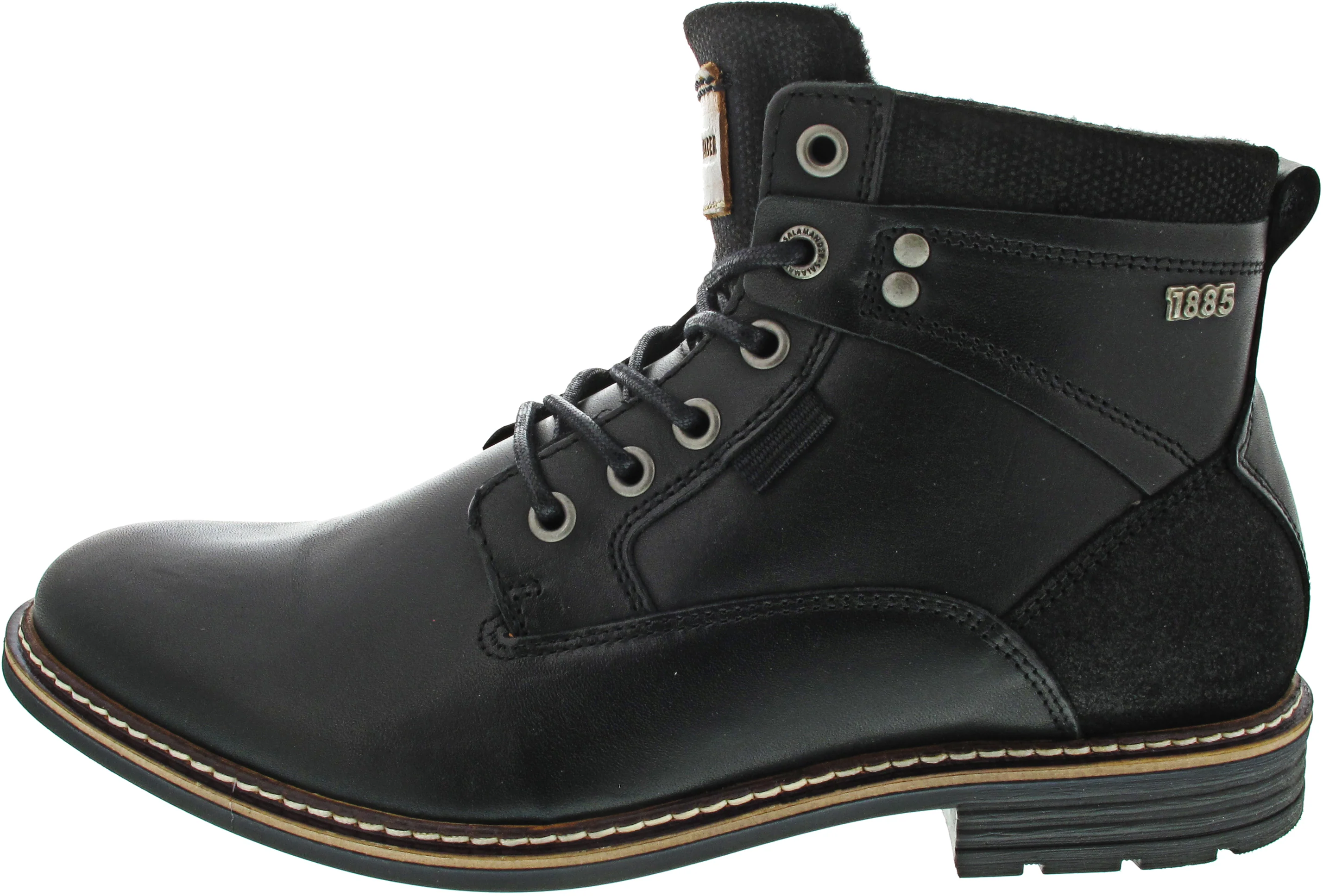 Salamander Bairo Schnürstiefel Schwarz - Image 7