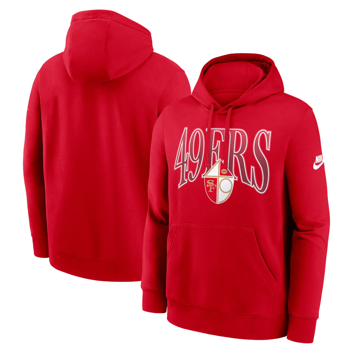 San Francisco 49ers Nike Rewind Club Hoodie NFL