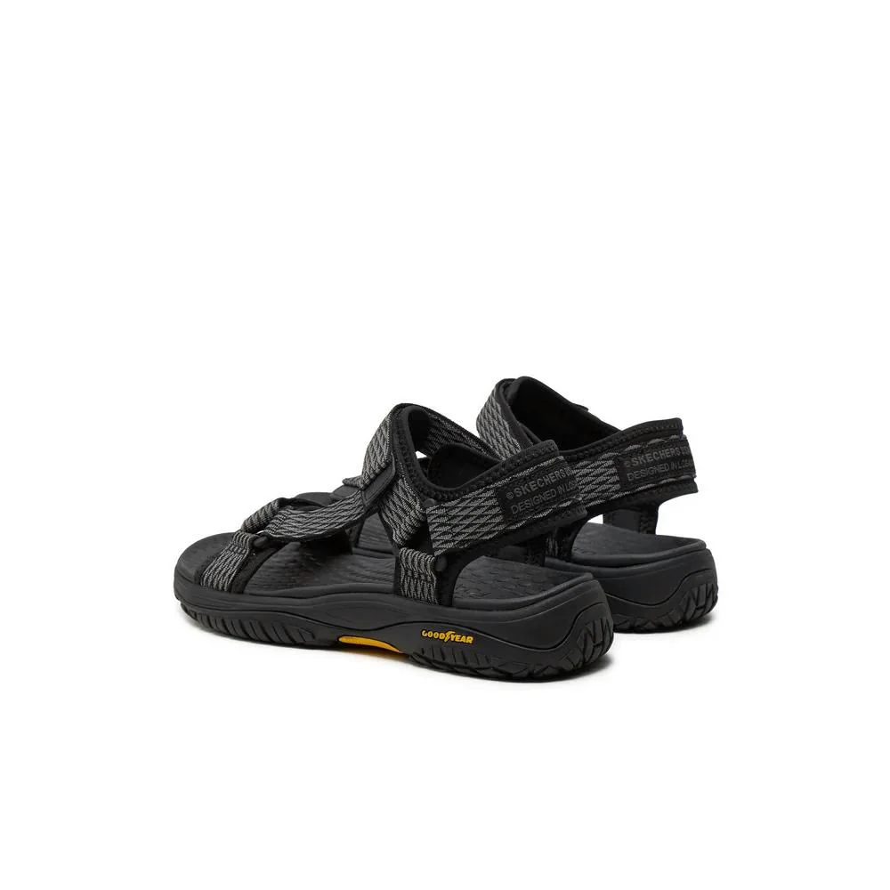 Sandálias Mann Skechers Relaxed Fit: Lomell Rip Tide Schwarz - Image 8