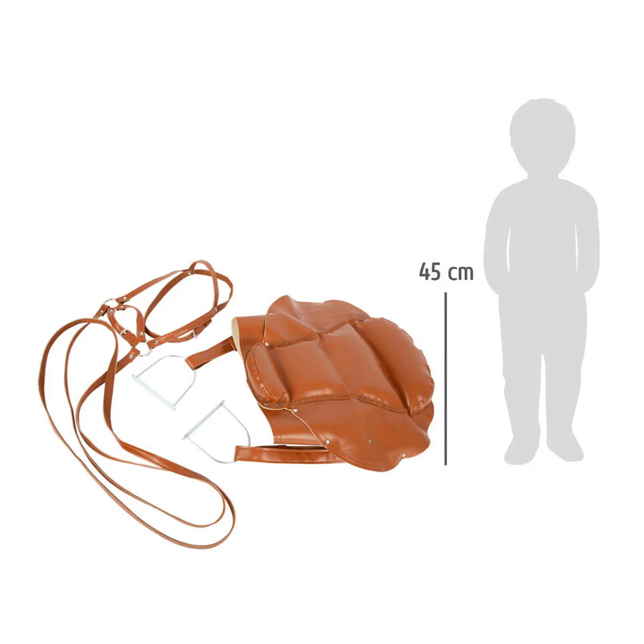 Small Foot Sattel und Zaumzeug-Set Holzpferd 11906 braun, ab 3 Jahre, Outdoor - Image 3