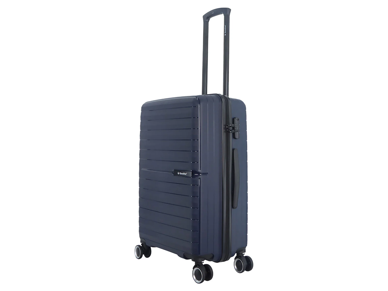 Saxoline SX Fiesta Trolley TSA Zahlenschloss Spinner 65 cm grey - Image 24