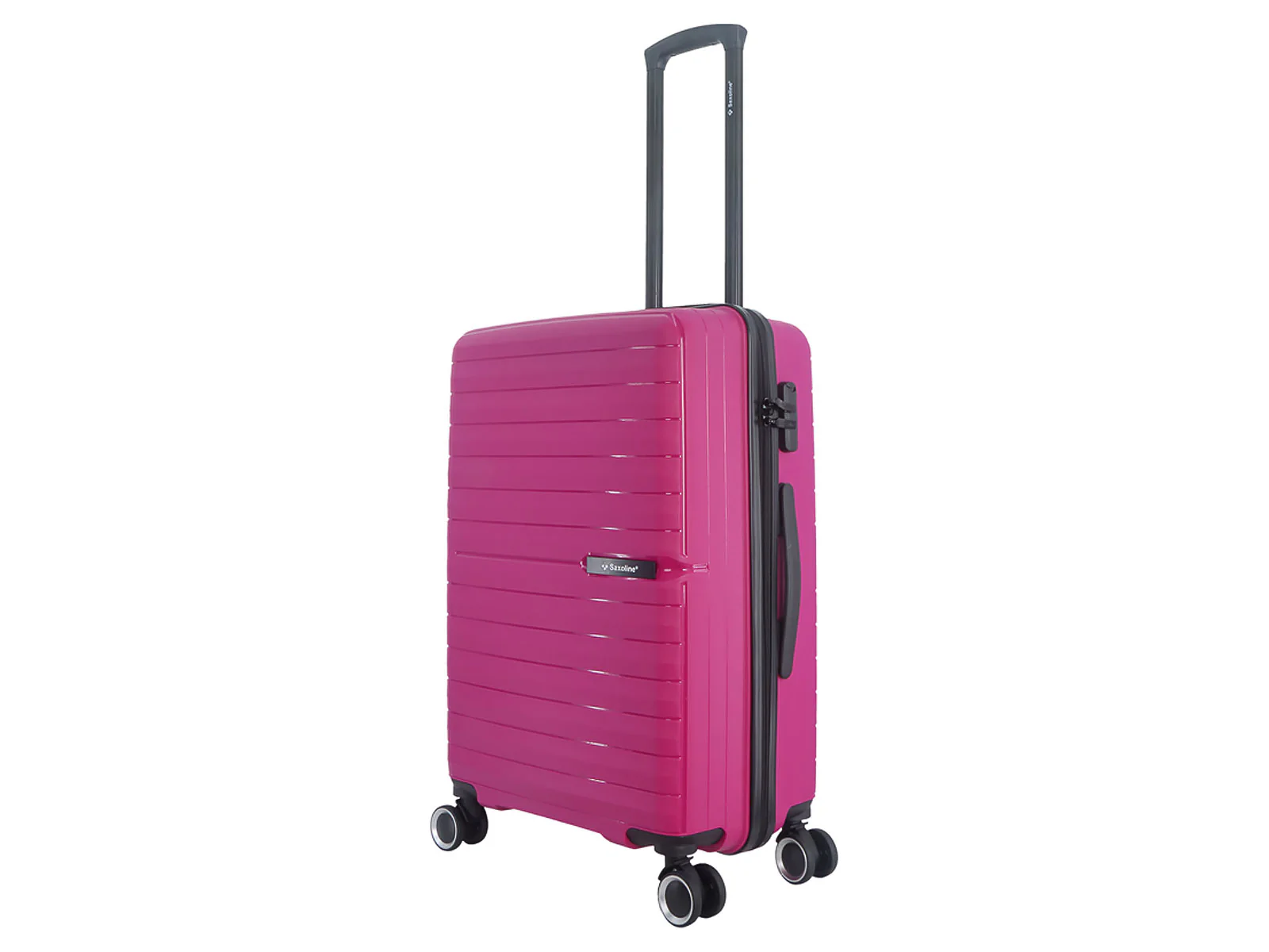 Saxoline SX Fiesta Trolley TSA Zahlenschloss Spinner 65 cm grey - Image 35