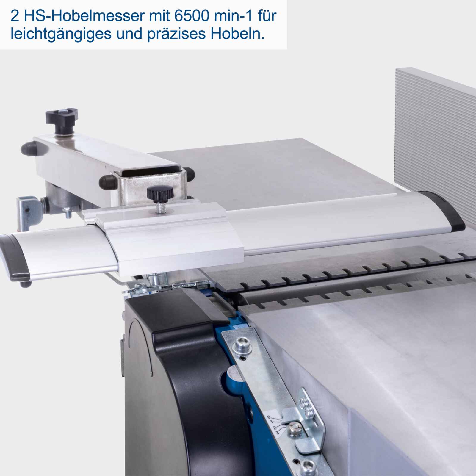 Scheppach Abricht- und Dickenhobelmaschine HMS1500 | 2200 W | 260 mm Hobelbreite / 160 mm Höhe - Image 13