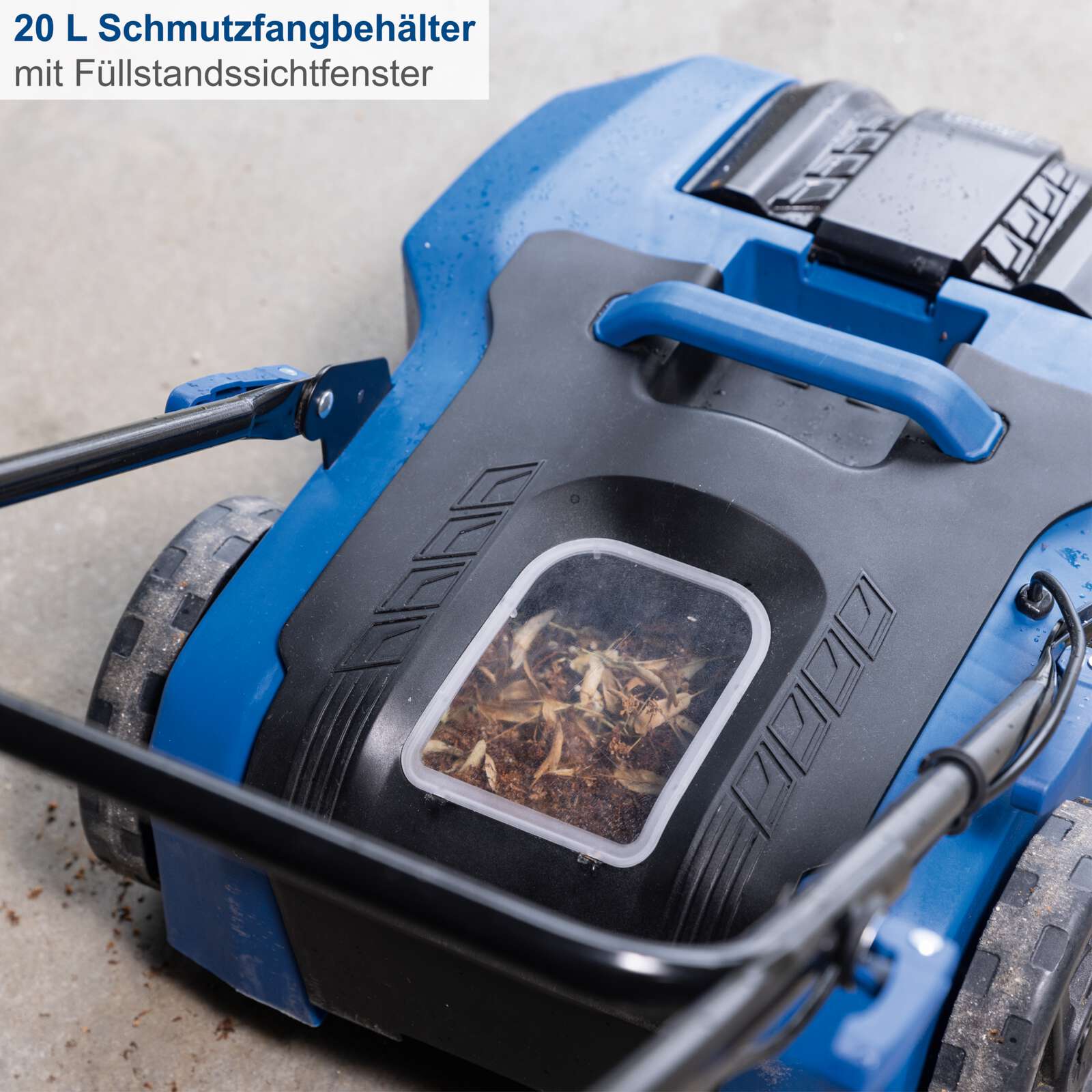 Scheppach Akku-Kehrmaschine C-S610-X | 610mm Arbeitsbreite | 2000m2 Flächenleistung | 20V IXES - Image 12