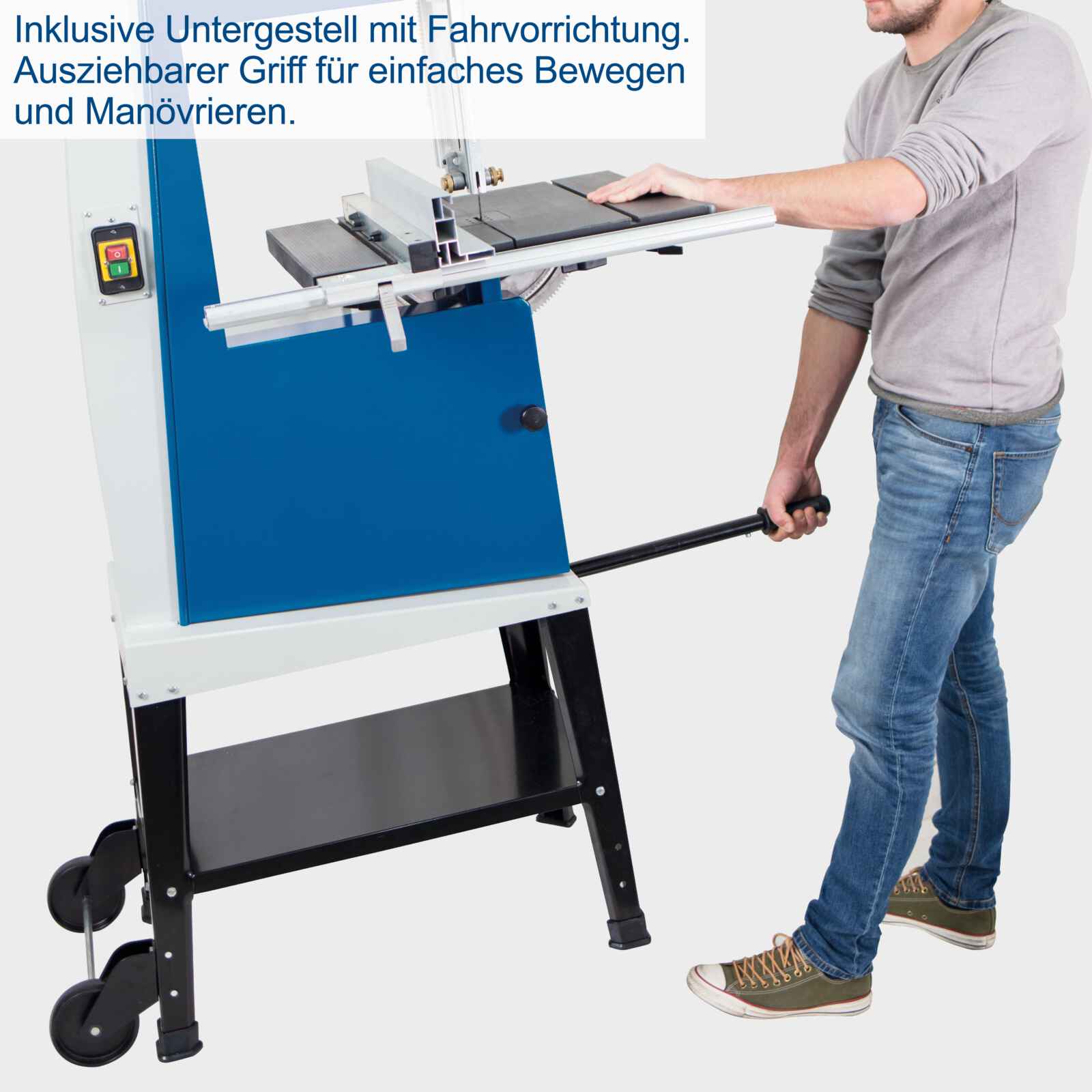 Scheppach Bandsäge BASA 4 - 230-240V 50Hz 1500W | 250mm | inkl. Querschneidlehre - Image 7