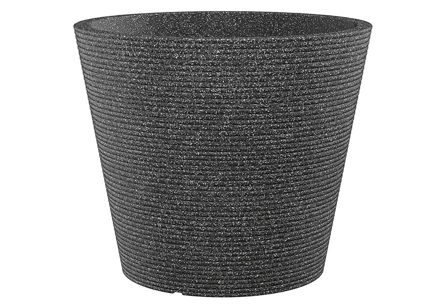 SCHEURICH Pflanztopf Coneo Kunststoff Ø40cm schwarz/granit