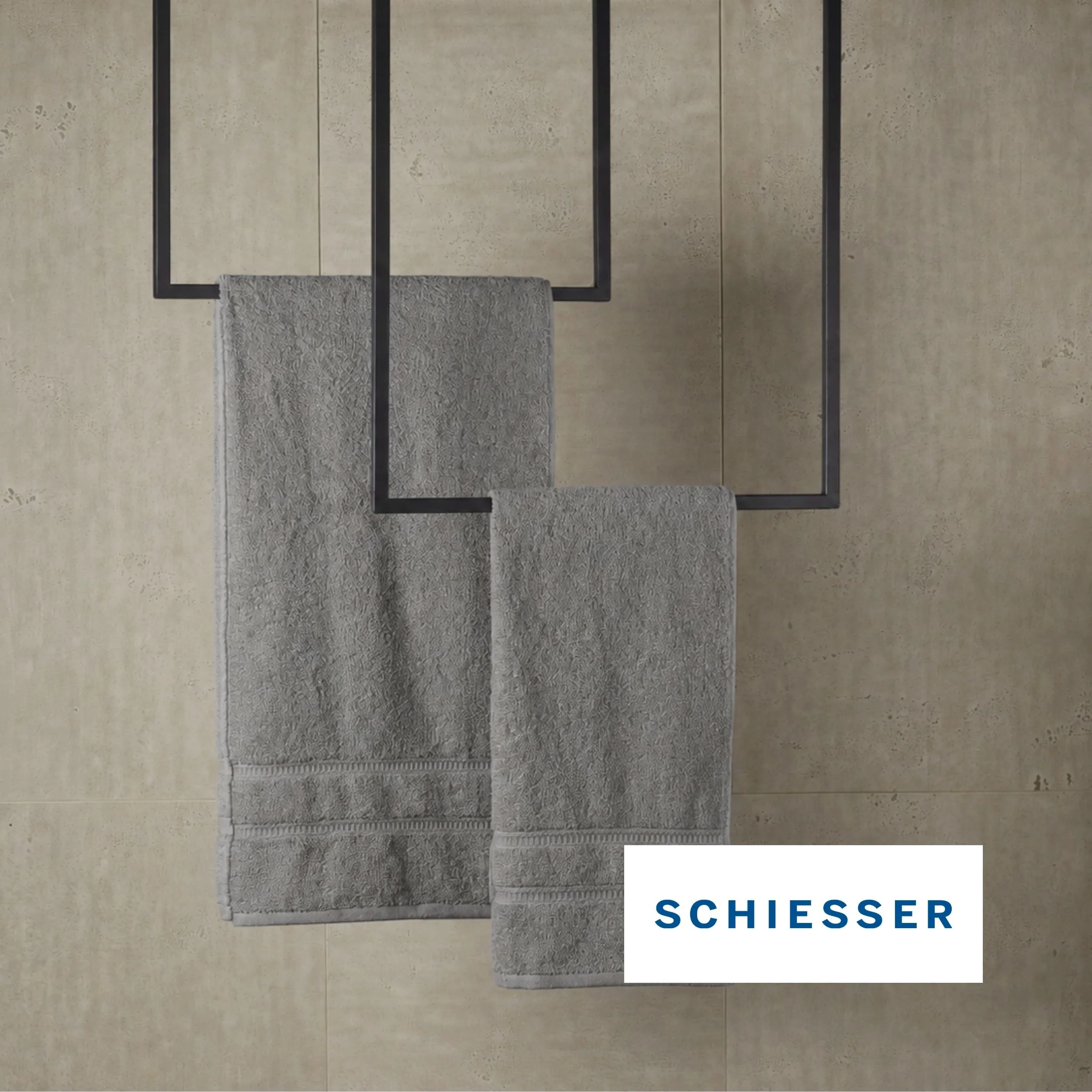 Schiesser Frottierset Las Palmas - 8-teilig - Anthrazit - Image 5