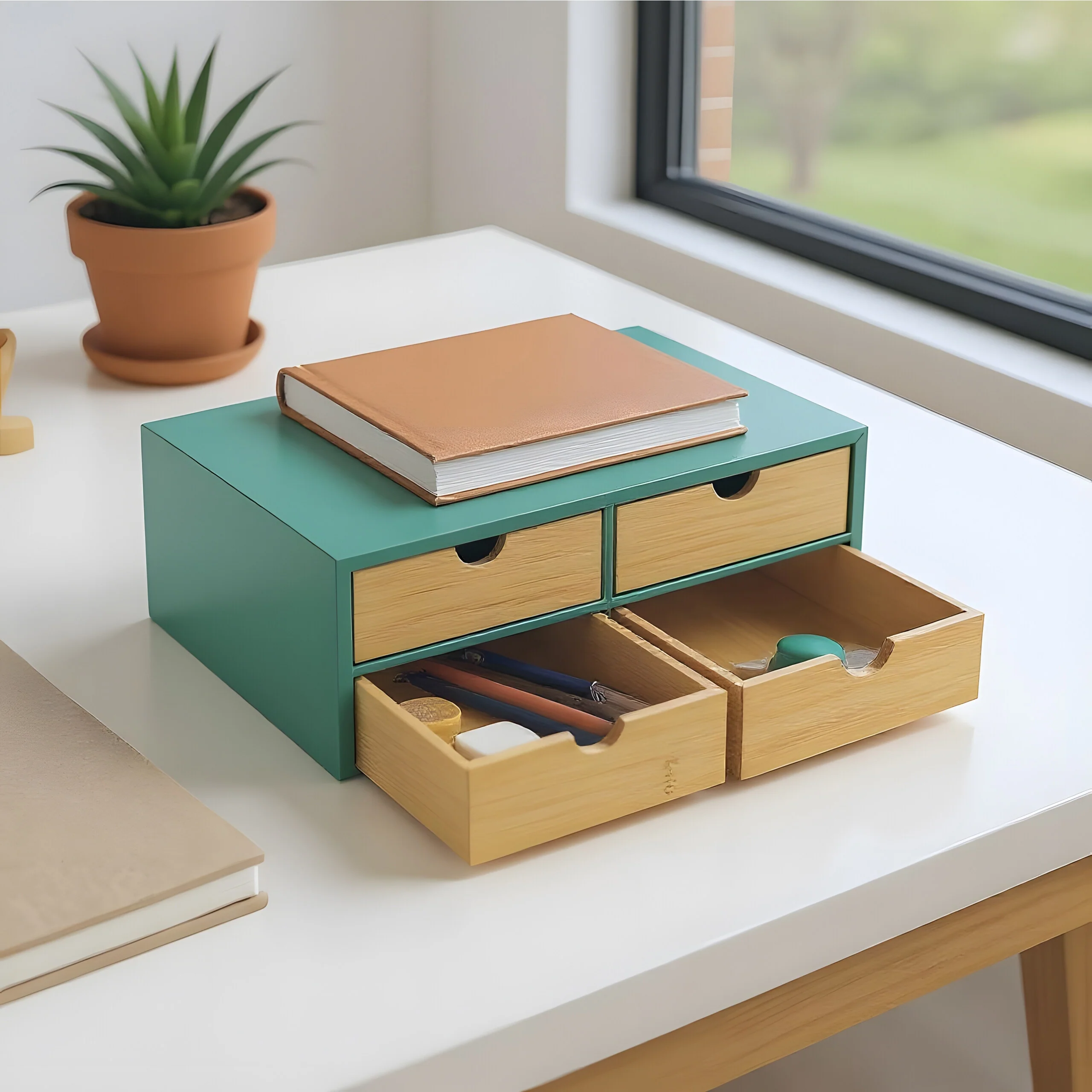 Schreibtisch Organizer 4 Schubladen - Image 2