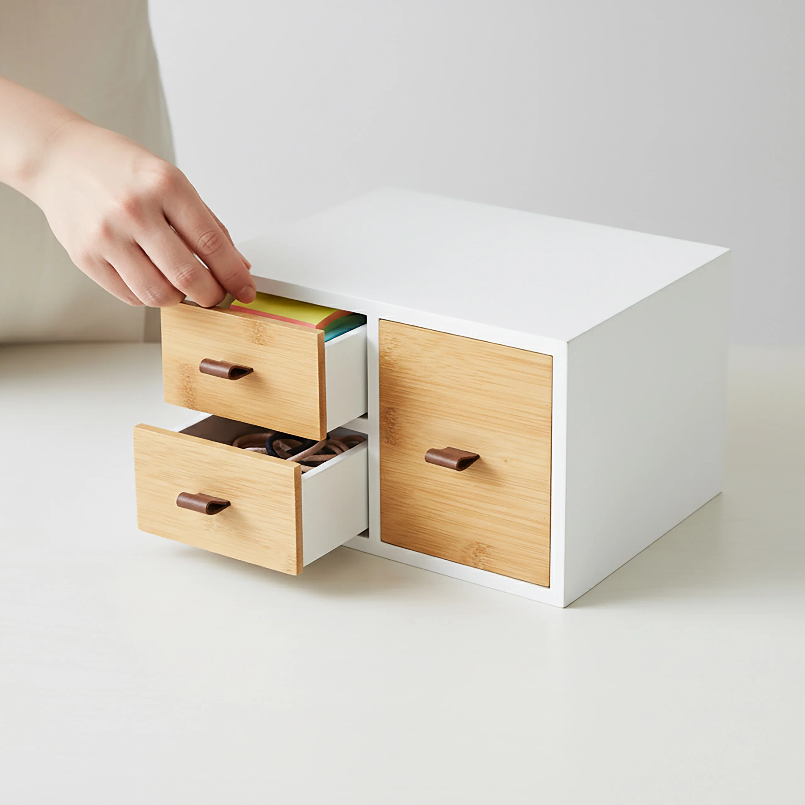 Schubladenbox Bambus mit Schlaufen - Image 15