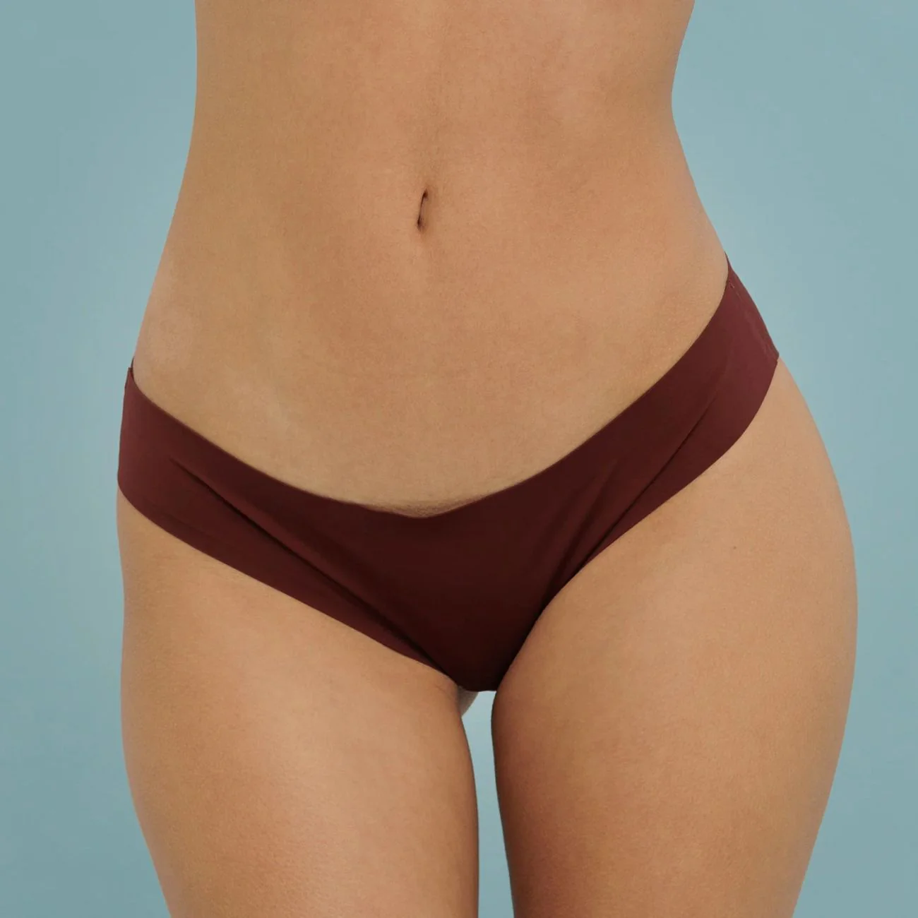 Seamless Menstruationsunterwäsche aus Bio-Baumwolle, Gr. XL, Rot - Image 3