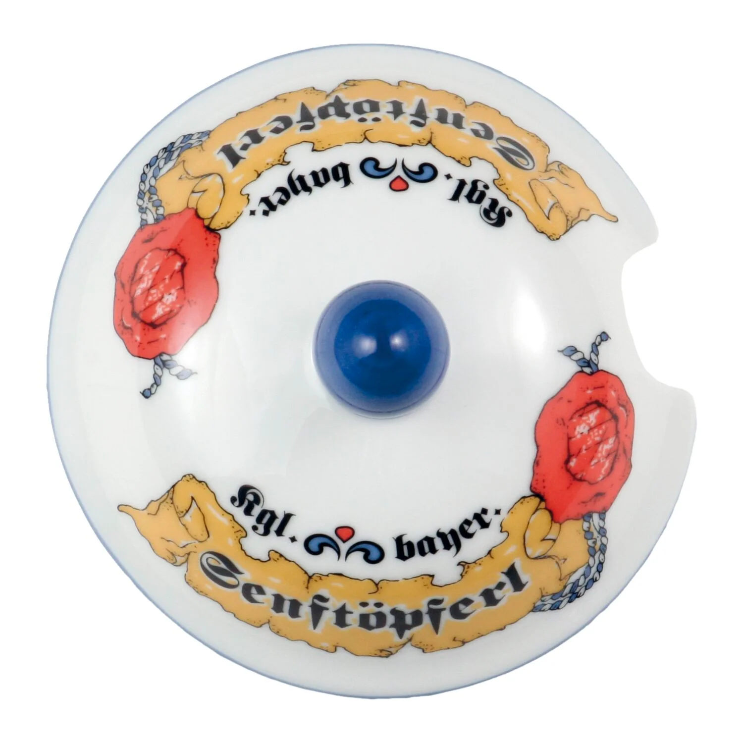SELTMANN Compact Deckel zum Senftopf, Höhe: 55 mm, ø: 90 mm, Bayern
