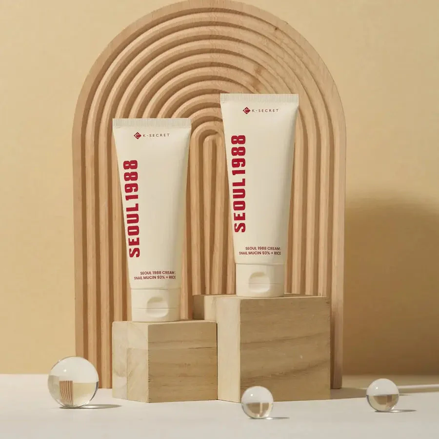 Seoul 1988 Cream: Snail Mucin 93% + Rice - Image 2