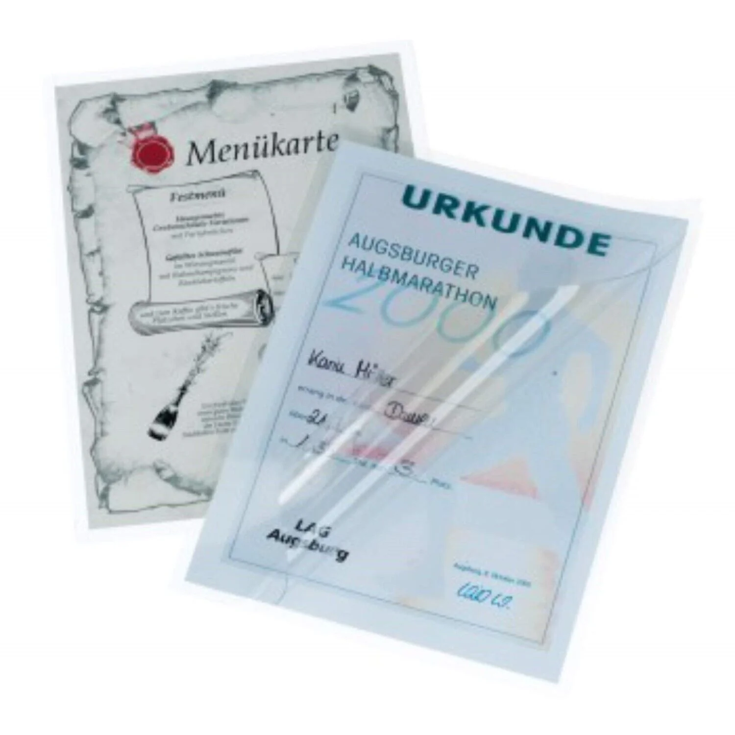 Set Laminierfolien DIN A4/A5/10x15/Visitenkarten Stärke 2x 80 micron - Image 4