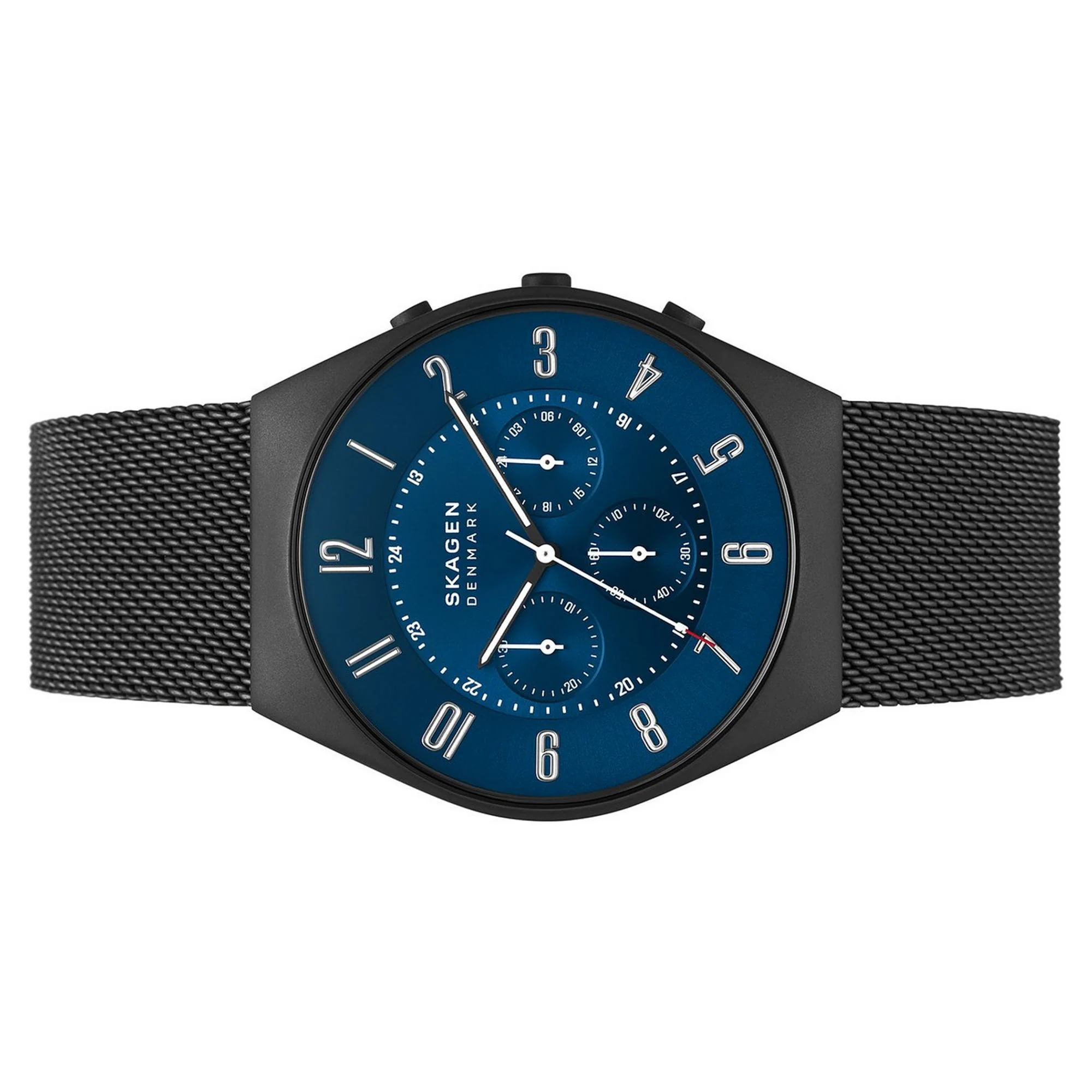 Skagen Herren Uhr Armbanduhr Chronograph Grenen Edelstahl SKW6841 - Image 2