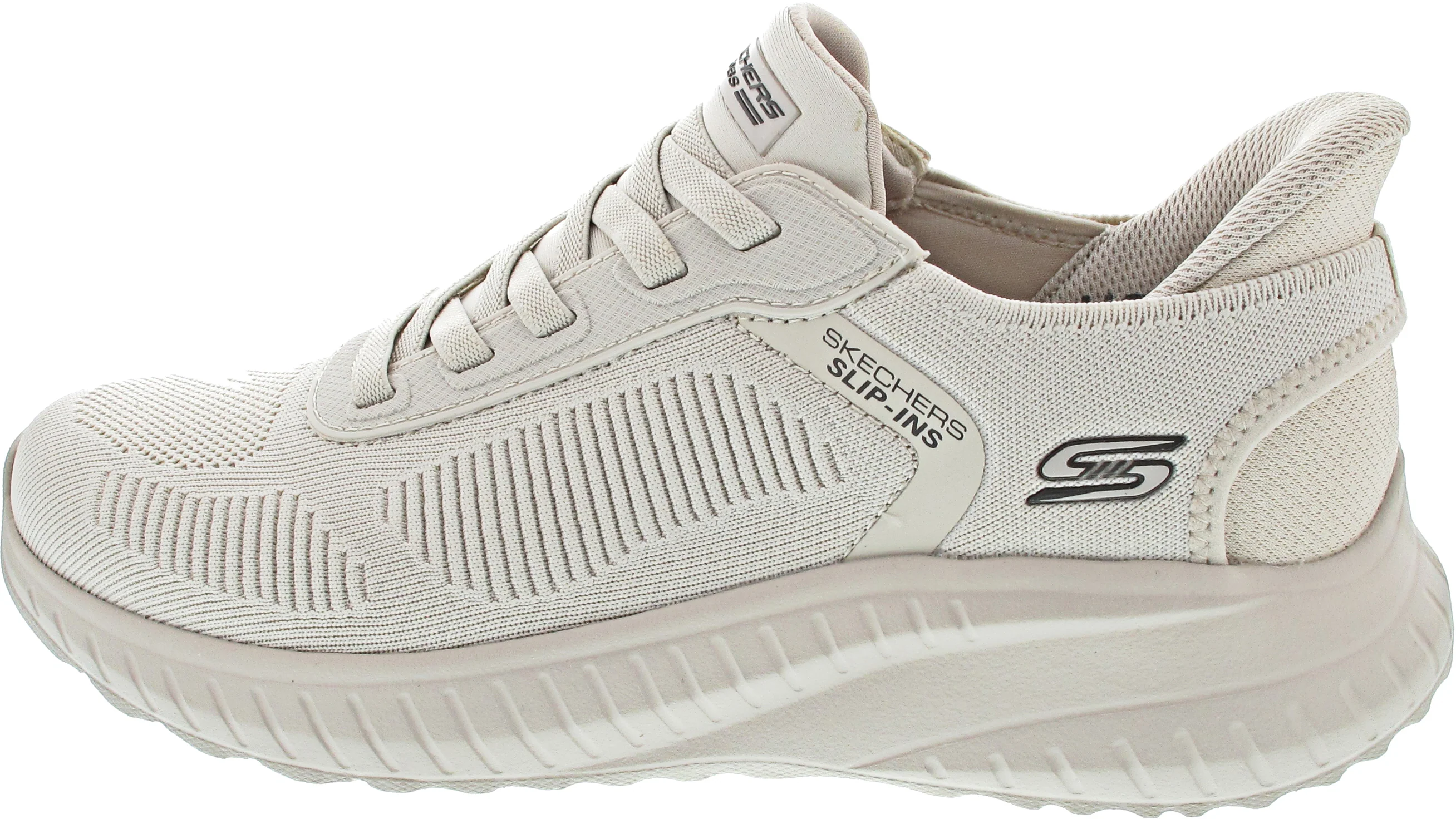 Skechers Slip-Ins:Bob Squad Chaos Slipper Beige - Image 7