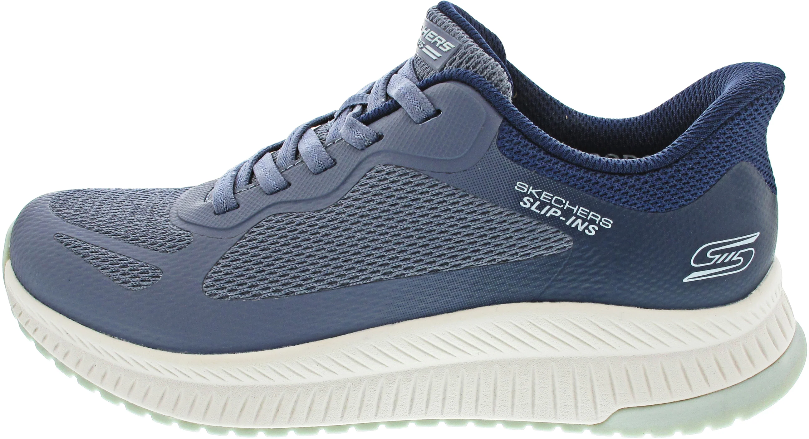 Skechers Slip-Ins:Bobs Squad 4-Sta Slipper Blau - Image 7
