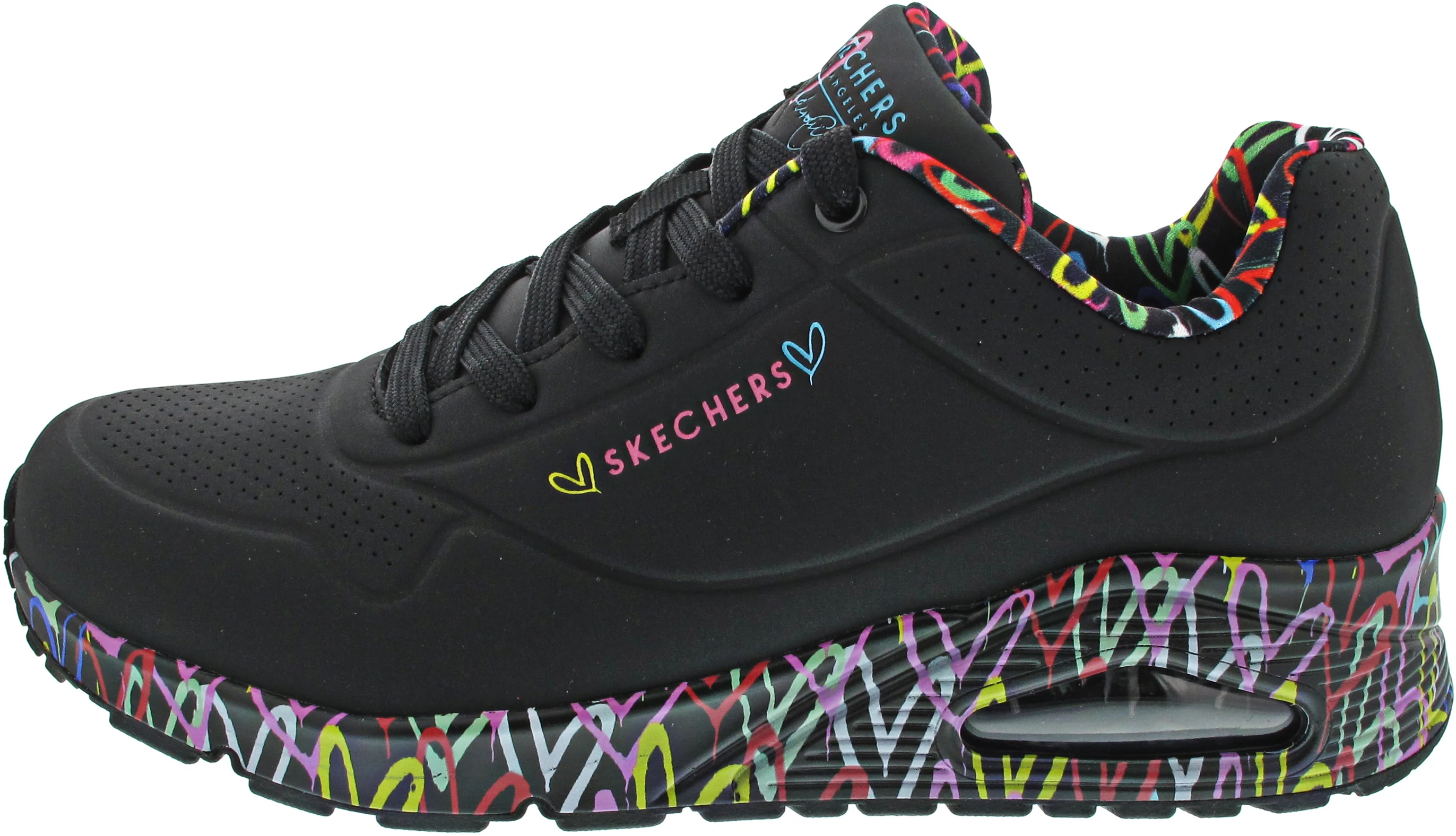 Skechers Uno-Loving Love Sneaker Schwarz