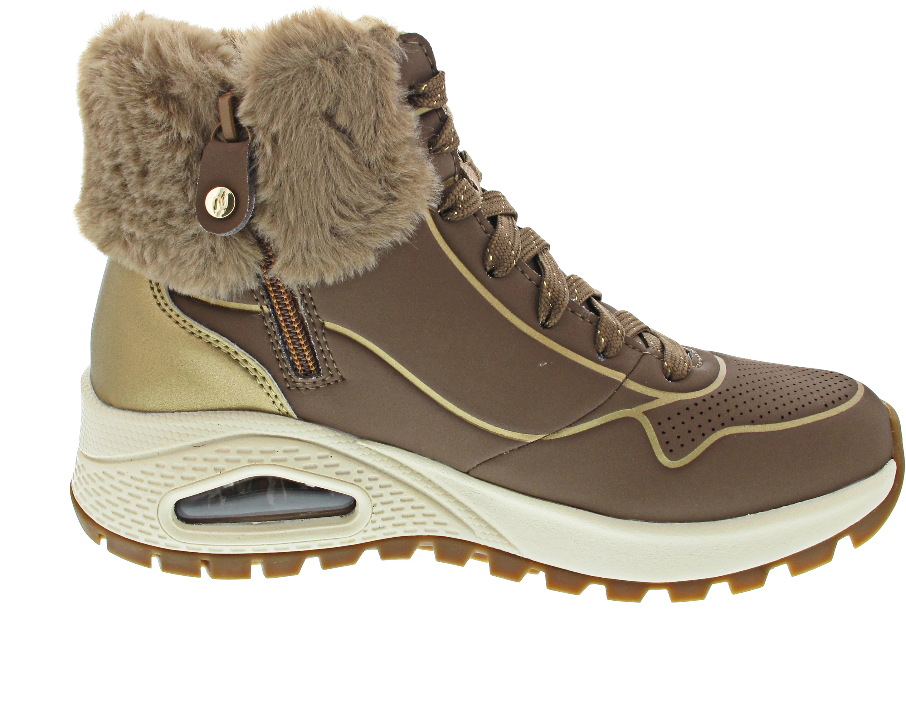 Skechers Uno Rugged-Fall Shimmer Schnürstiefel Braun - Image 8