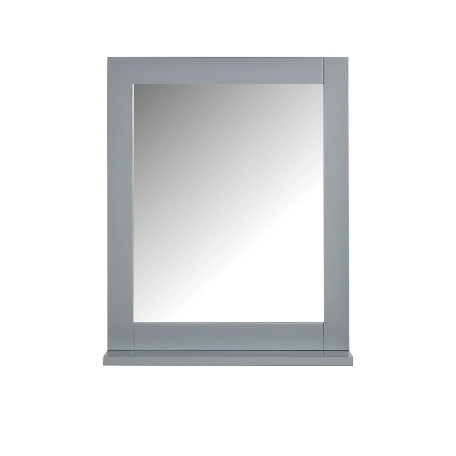 SoBuy Badezimmerschrank Hängend mit Spiegel und Ablage Weiß 40x49x10cm FRG129-W für Wandmontage - Image 18