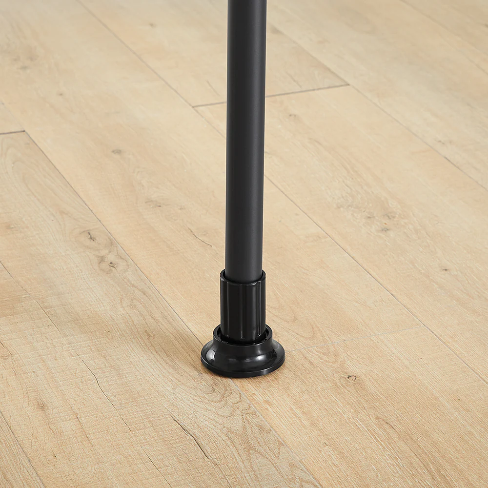 SoBuy Verstellbarer Garderobenständer Aufbewahrung Schwarz 62x75x200cm Industriell KLS03-II-SCH - Image 12