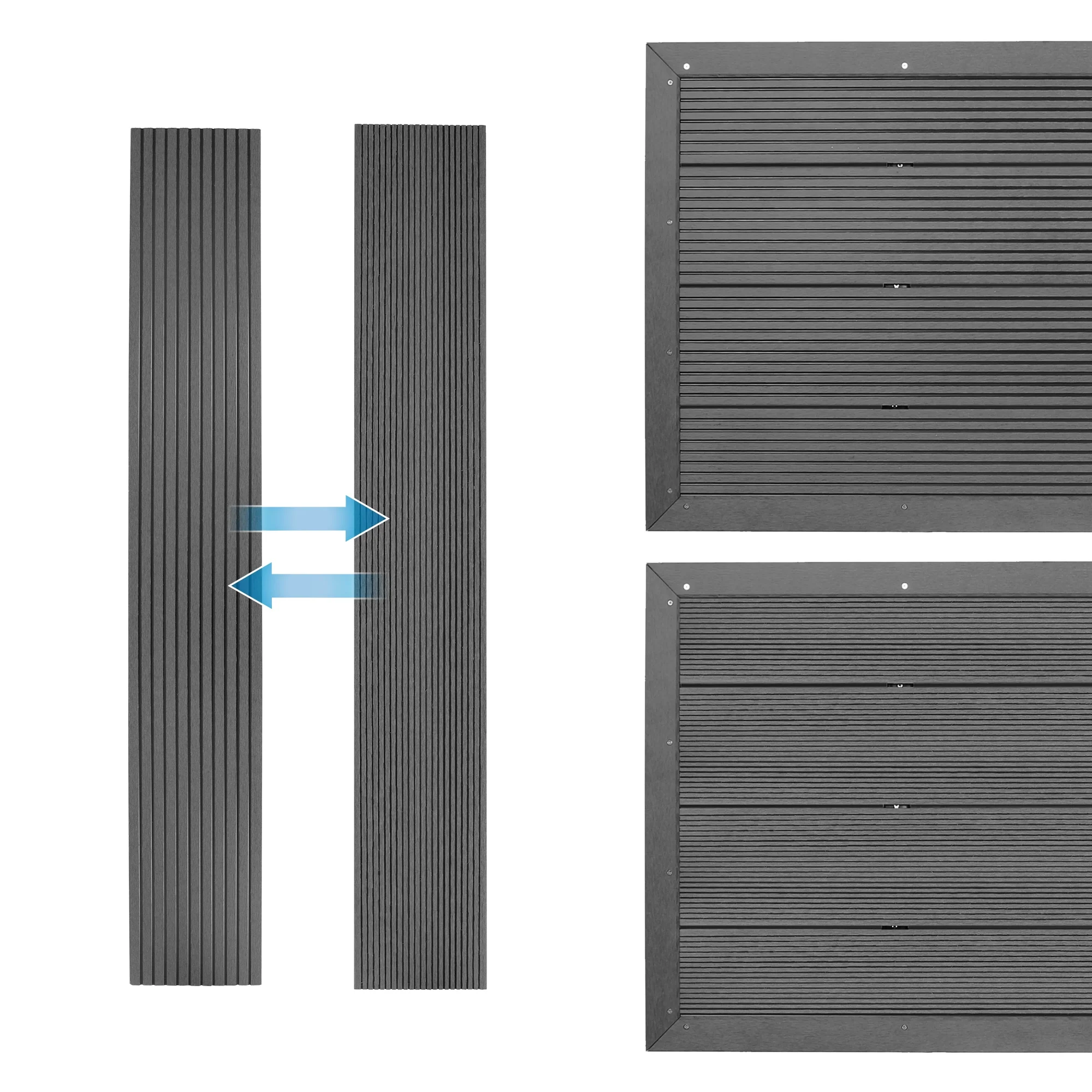 Solardusche 20L 210cm rund Silber-Schwarz mit Bodenplatte Dunkelgrau - Image 6