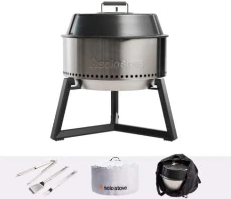 SOLO STOVE Bonfire Holzkohlegrill mobil Grill Kugelgrill SoloStove mit Deckel - Image 9