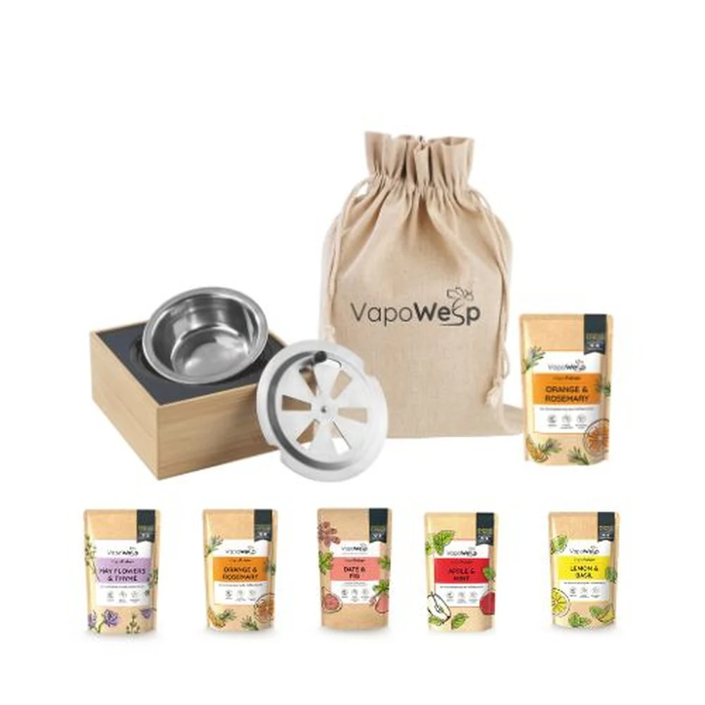 Sparset Menü komplett: VapoWesp Starterset + 5 x VapoPulver 100g - Image 2