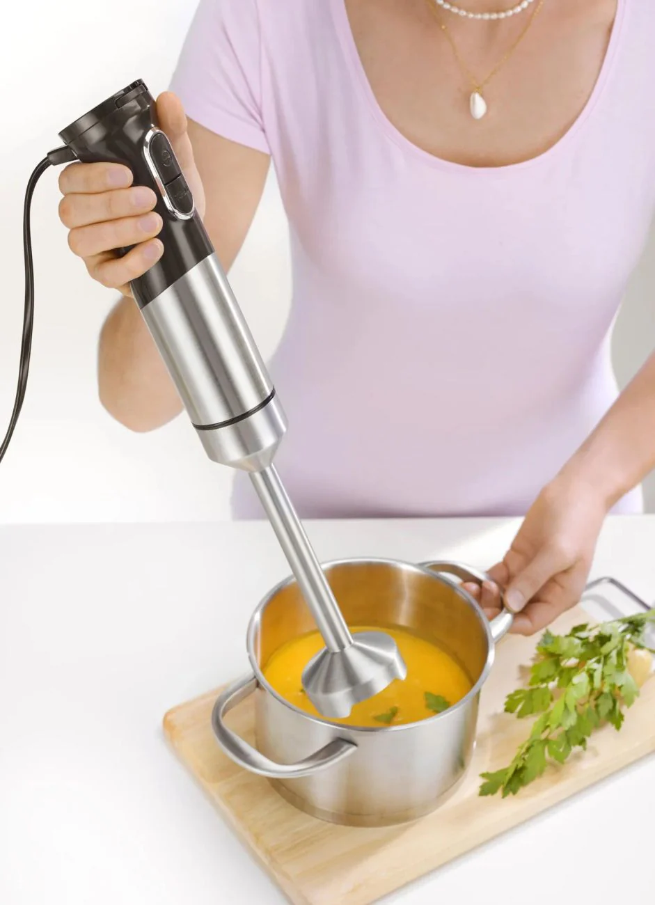 Stabmixer-Set 1500 Watt mit Rührbesen & Messbecher aus Edelstahl - Image 2