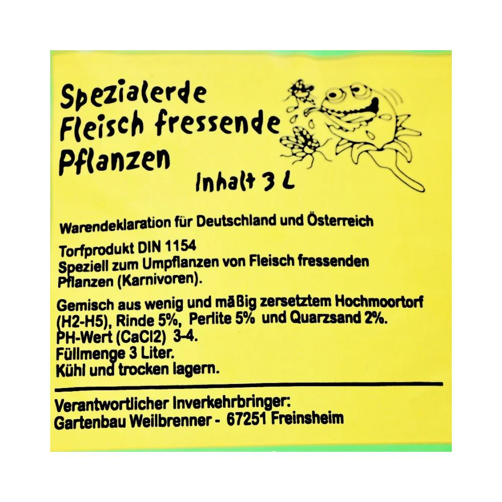 Starter Set Fleischfressende Pflanzen - 5 Pflanzen + Erde - Karnivorenerde - Image 3
