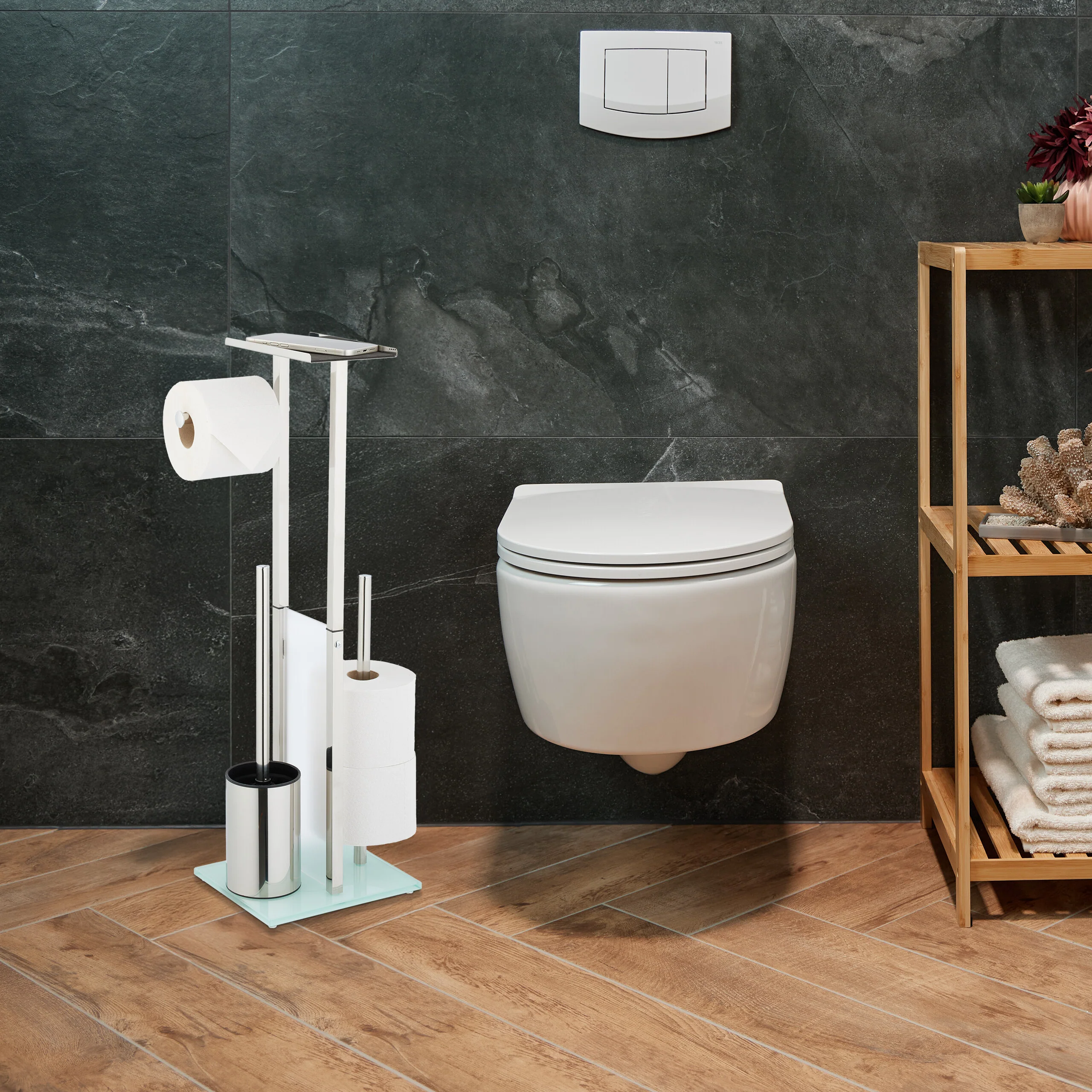 Stehende WC Garnitur mit Ablage - Image 2