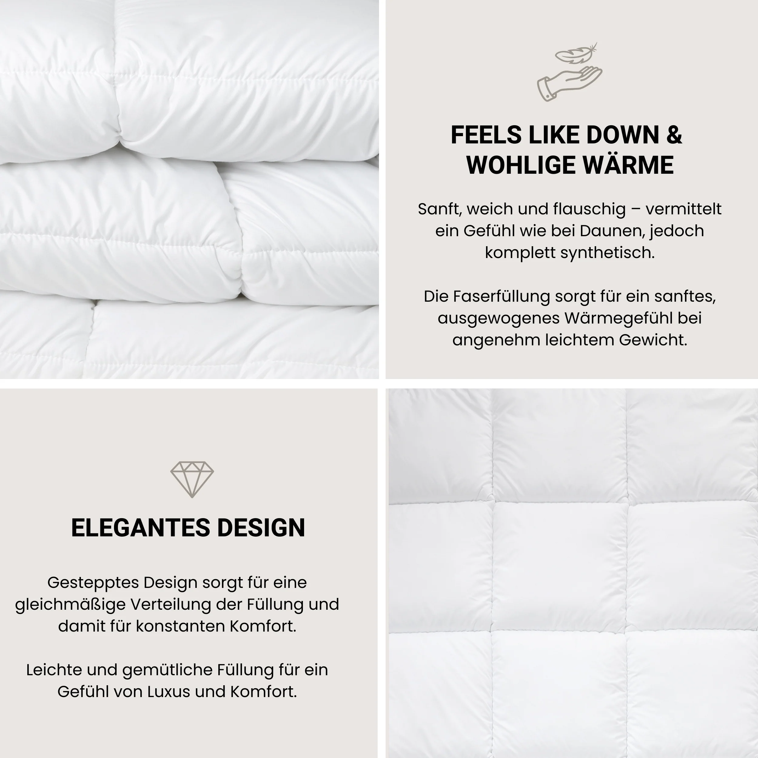 Steppbett Feels Like Down, daunenähnliche Faserfüllung - Image 10