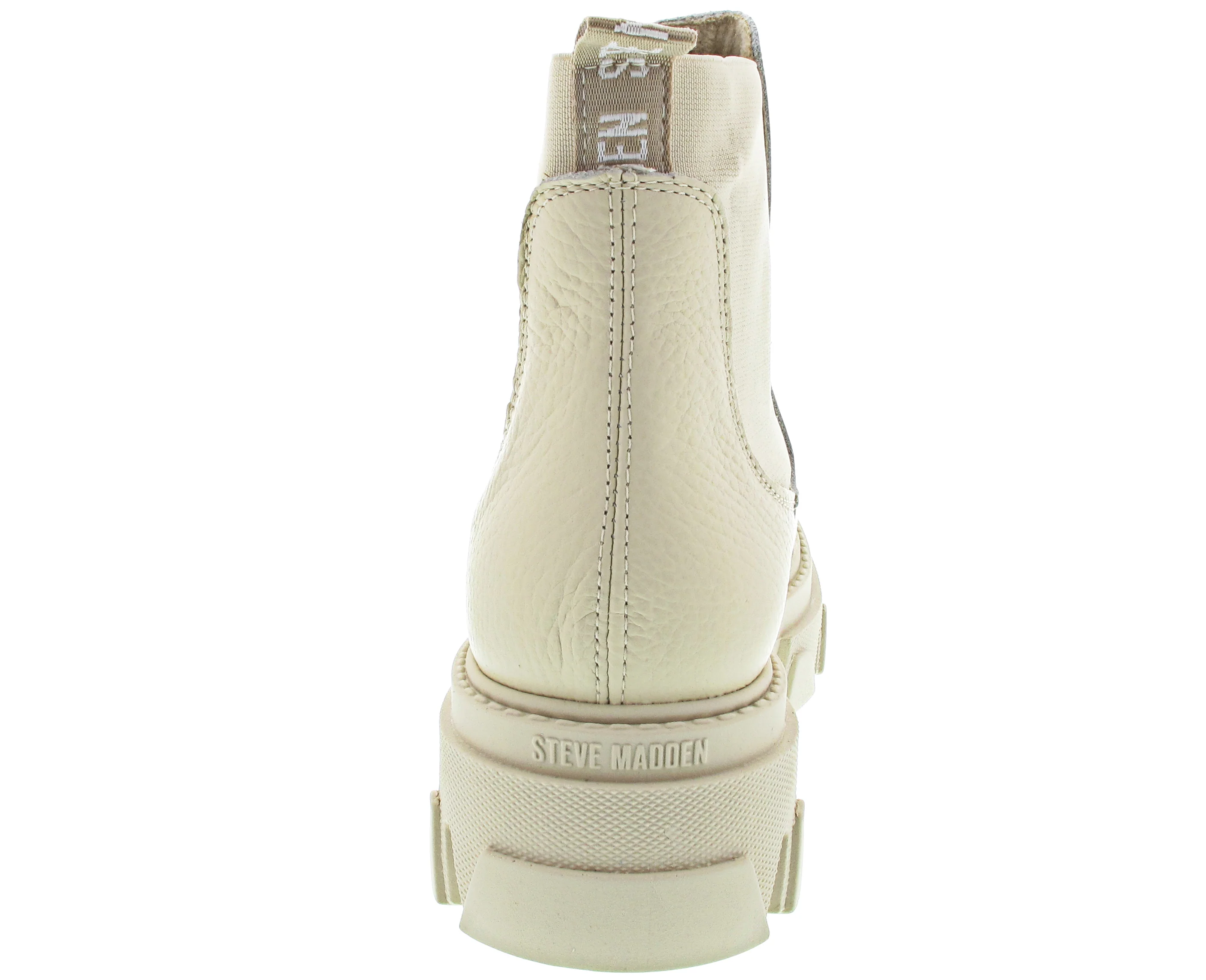 Steve Madden Mixture Chelsea Boot Beige - Image 12