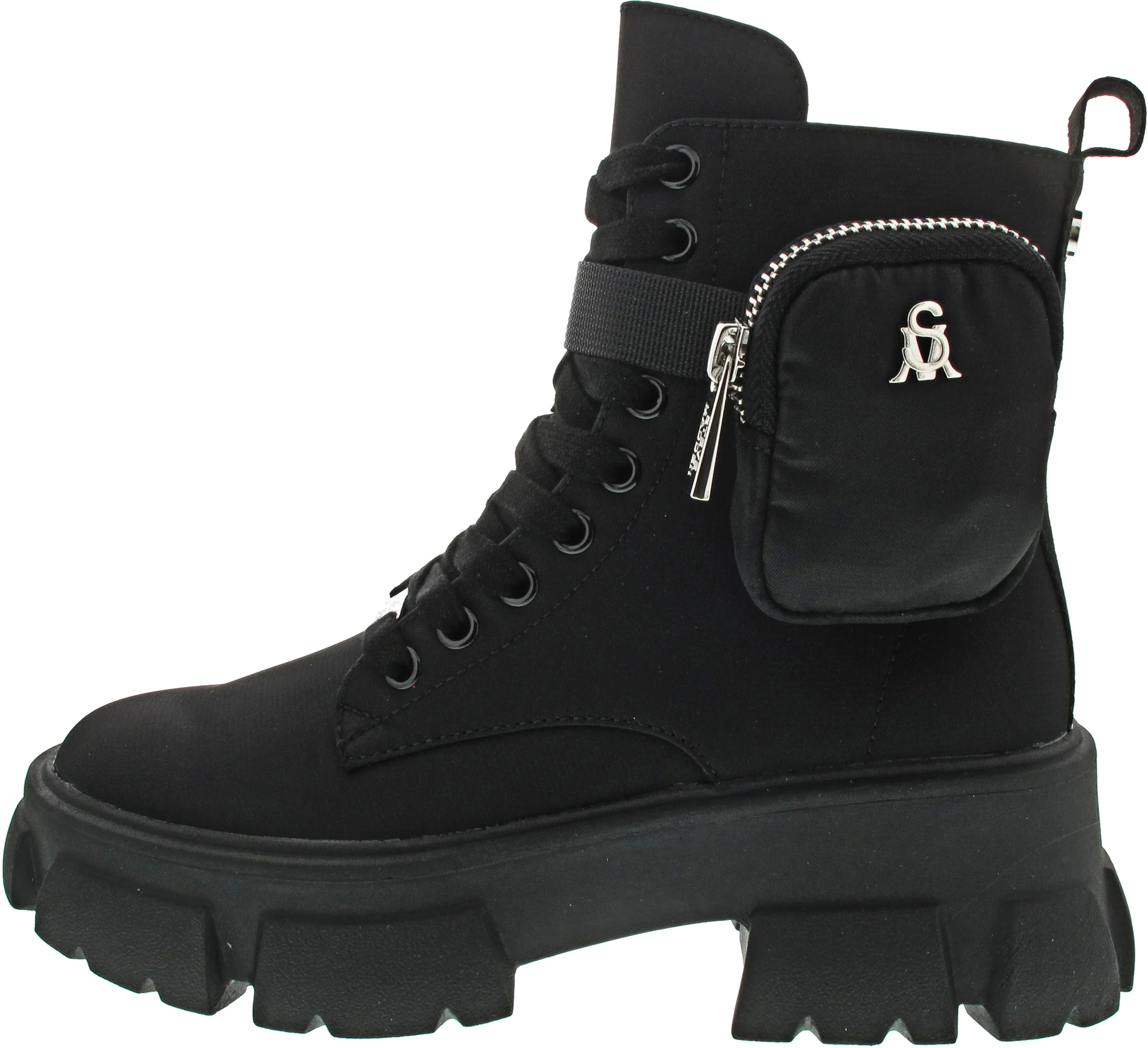 Steve Madden Tanker-P Boots Schwarz