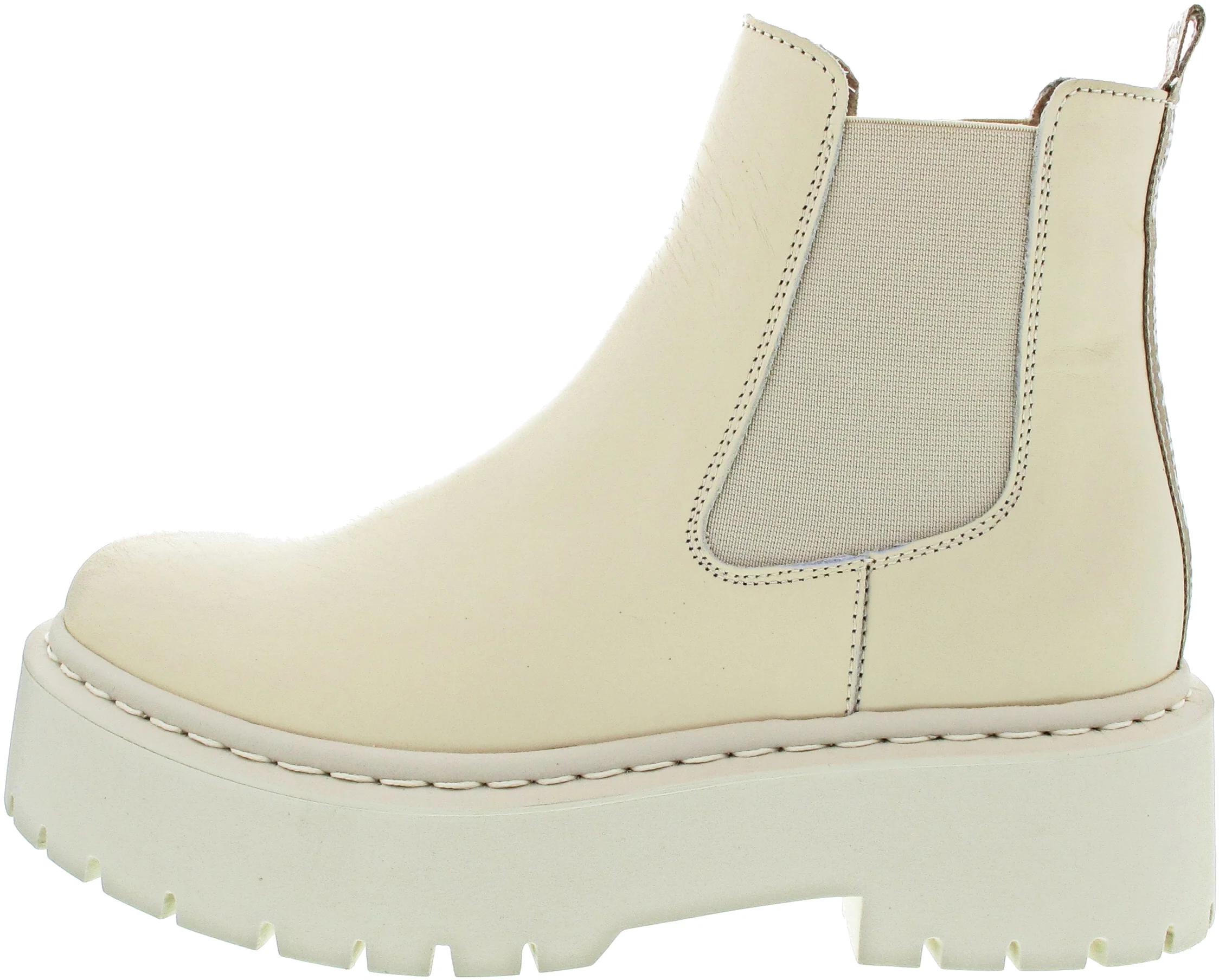 Steve Madden Veerly Chelsea Boot Beige - Image 3