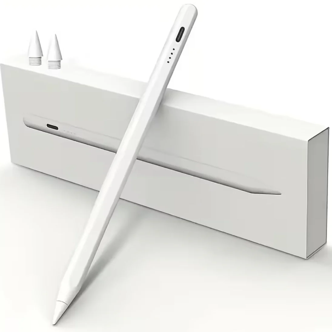 Stylus Pen für iPad USB-C Touchpen Eingabestift Weiß
