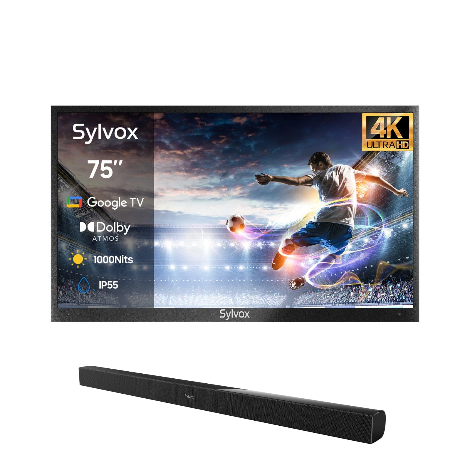 SYLVOX 109 cm / 43” Teilsonne Outdoor Google TV - Image 16