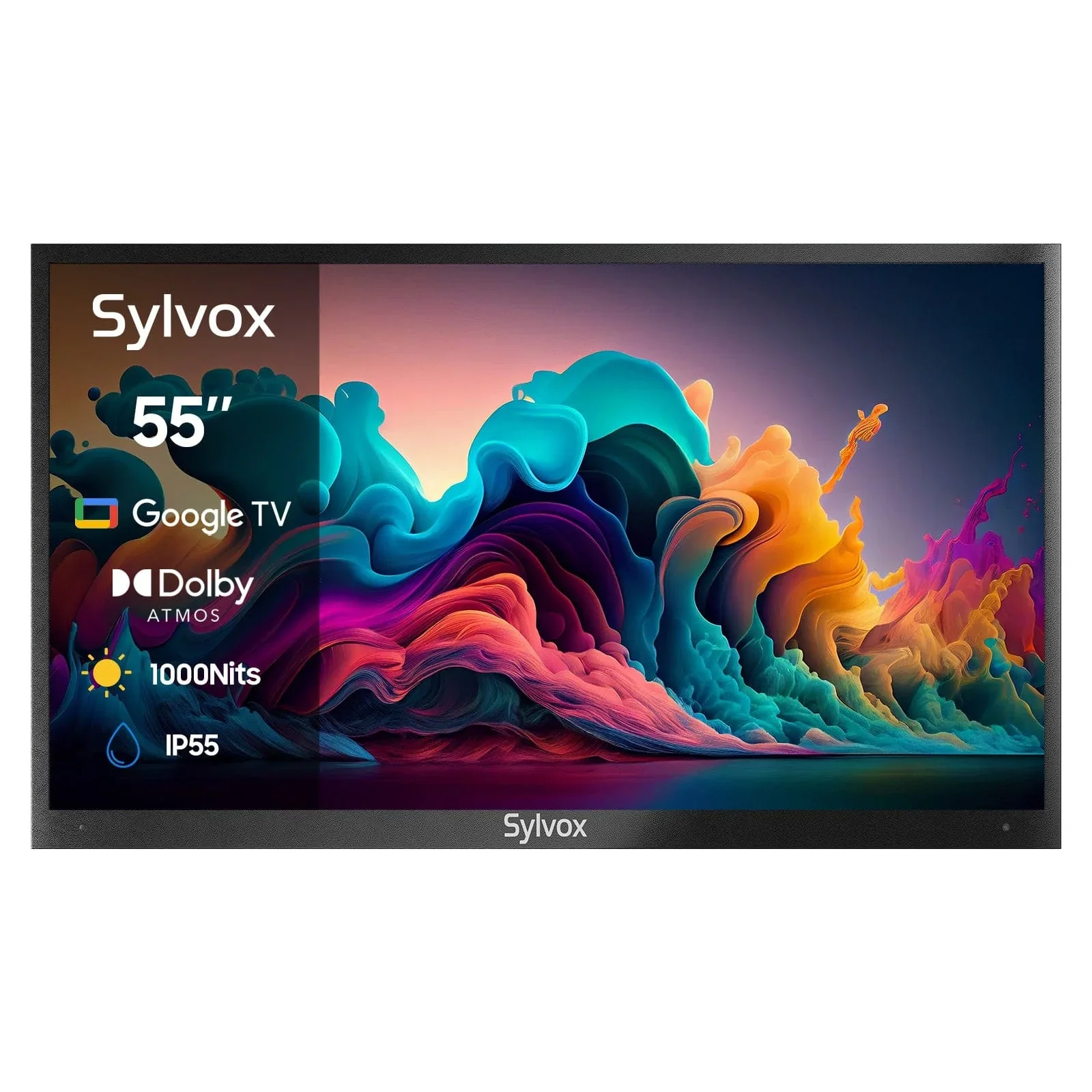 SYLVOX 165 cm / 65” Teilsonne Outdoor Google QLED TV - Image 2